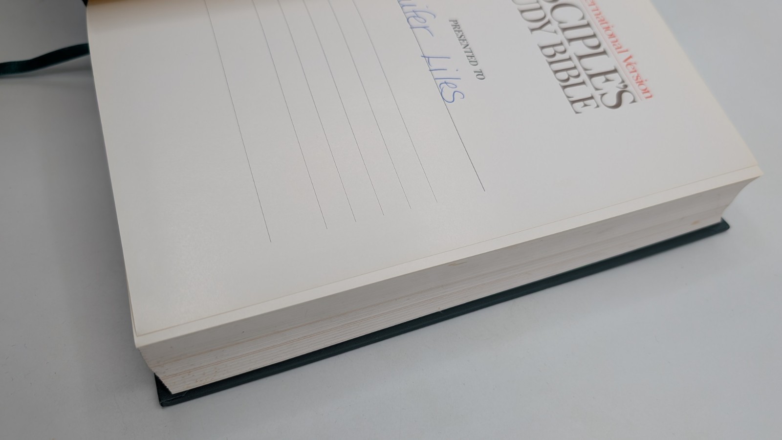 Disciple’s Study Bible NIV New International Version Hardcover – Very Good