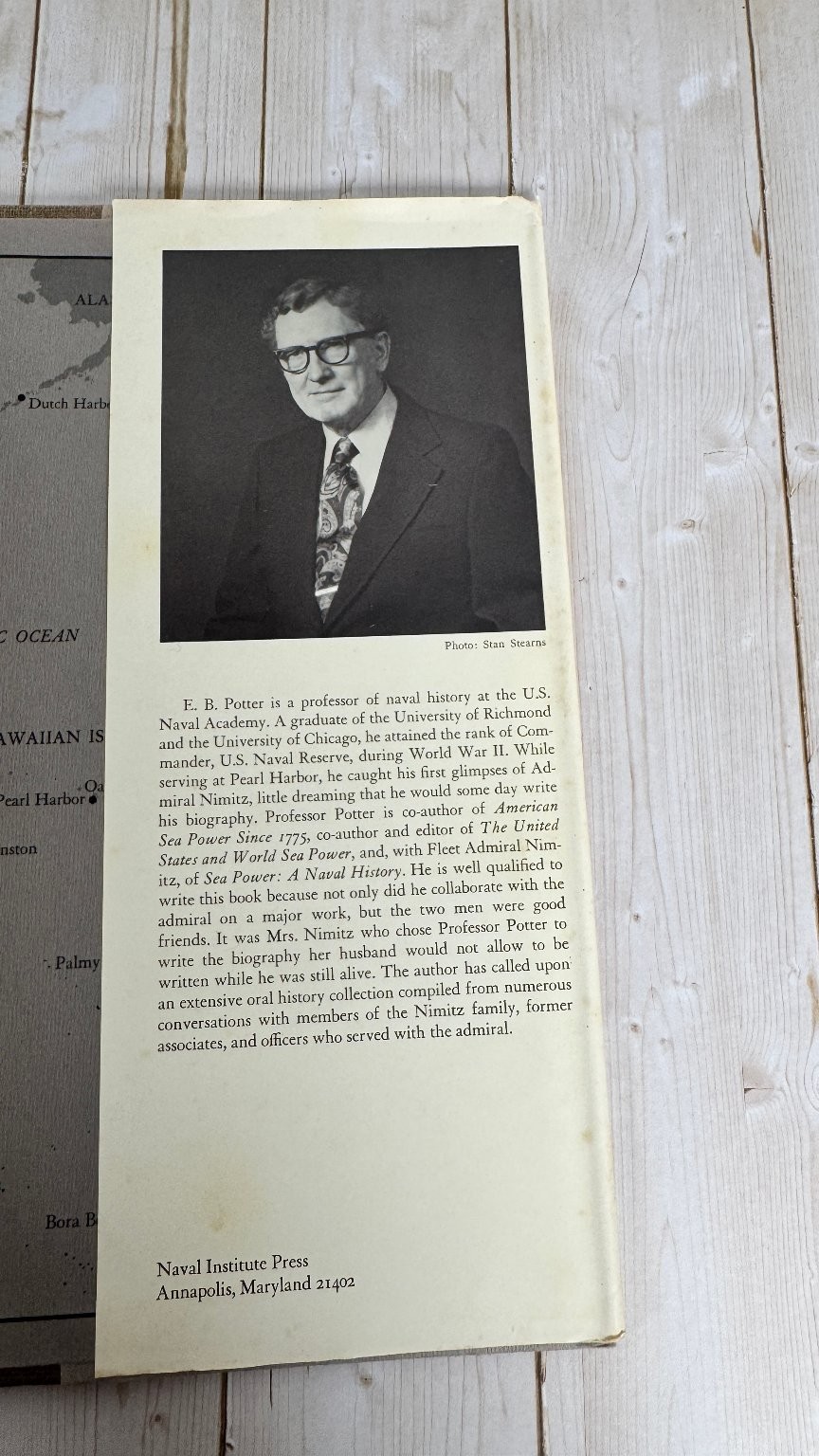 Nimitz E.B. Potter 1976 Signed Biography Admiral Naval Institute Press