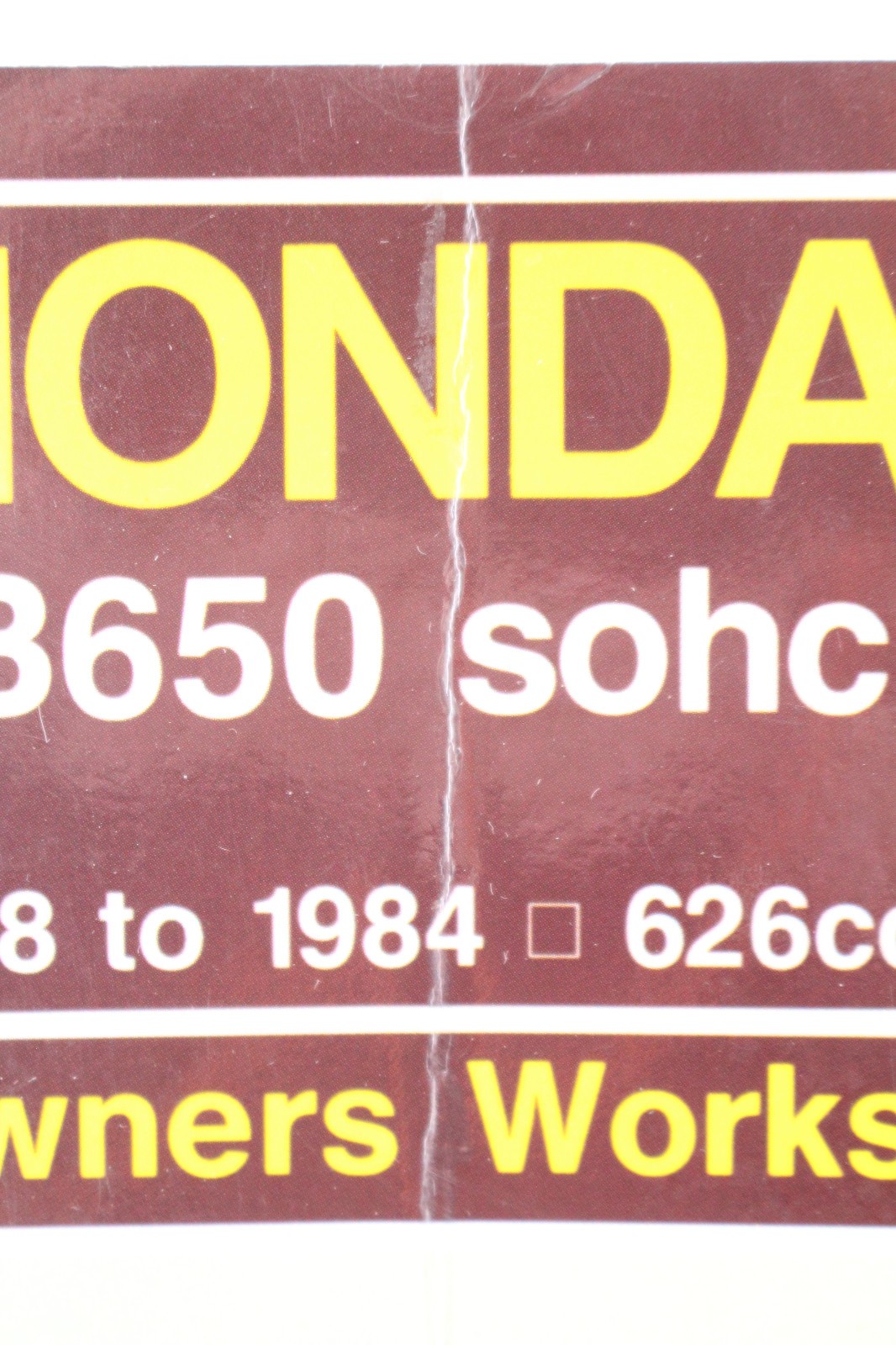 Haynes Honda CB650 SOHC Fours 1978-1984 Owners Workshop Manual 665 Nighthawk