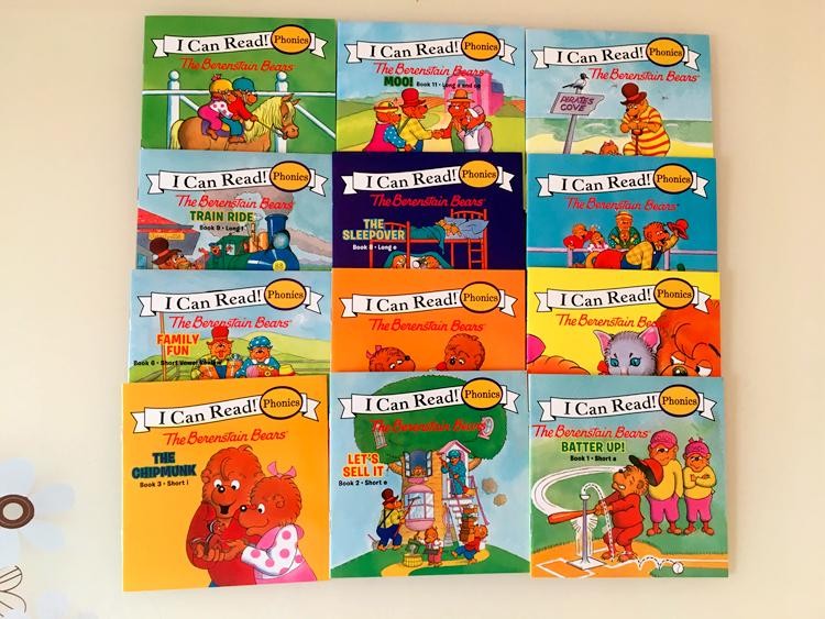 I Can Read Phonics 12-Book Set My First English Story Picture Books Montessori K