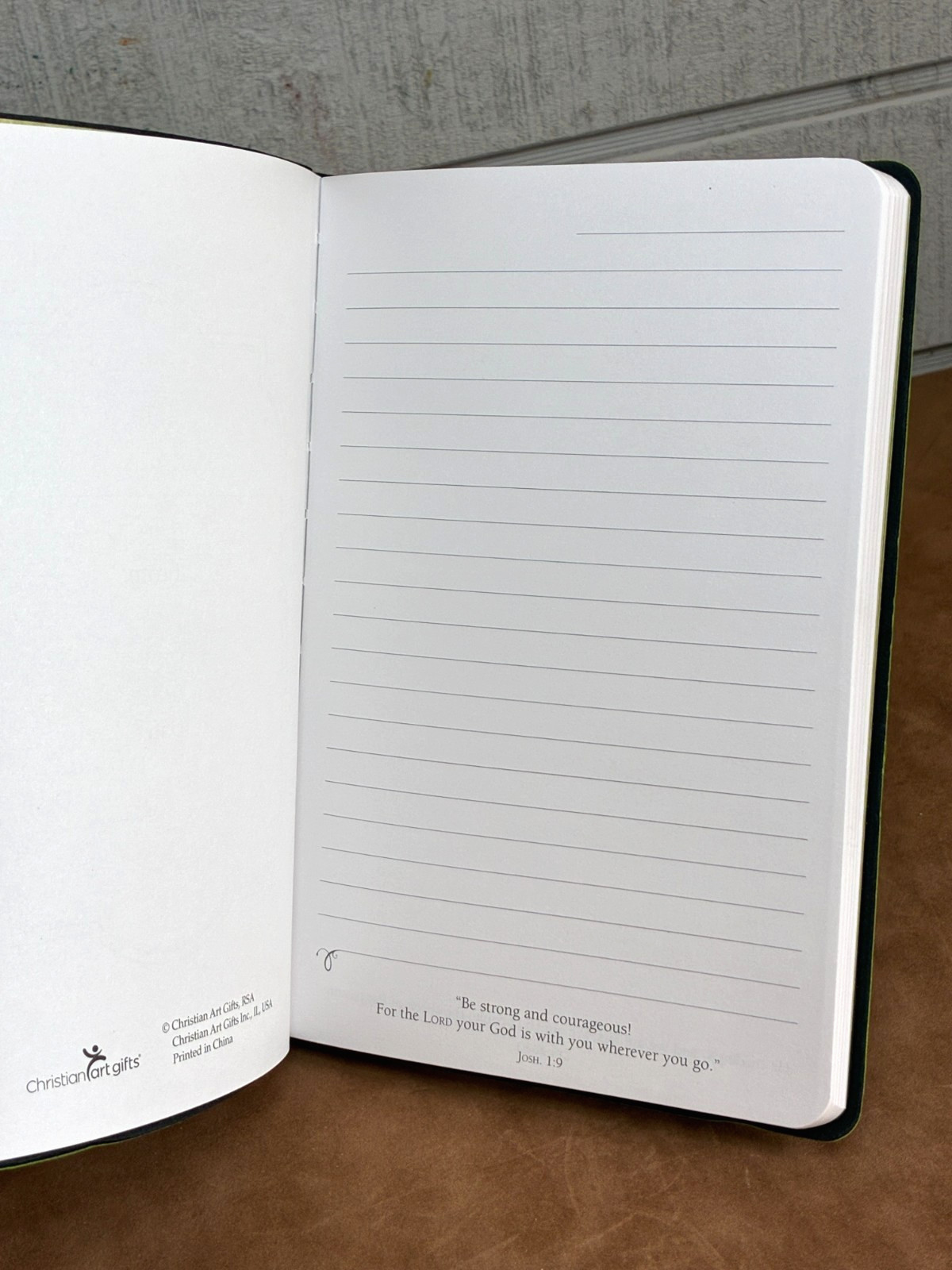 CHRISTIAN ART GIFTS Journal w/Scripture ~ The Lord is My Strength and My Song