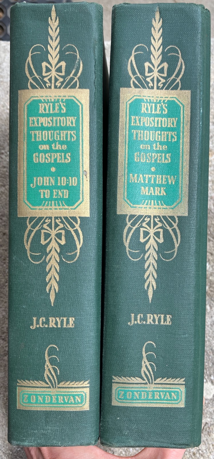 book Ryle’s Expository Thoughts on the Gospels 1 & 4 Matthew, Mark, John – 1956