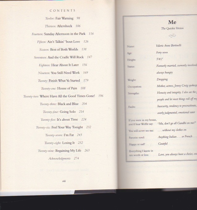 Losing it: ..and Gaining My Life Back One Pound at a Time-Valerie Bertinelli NEW