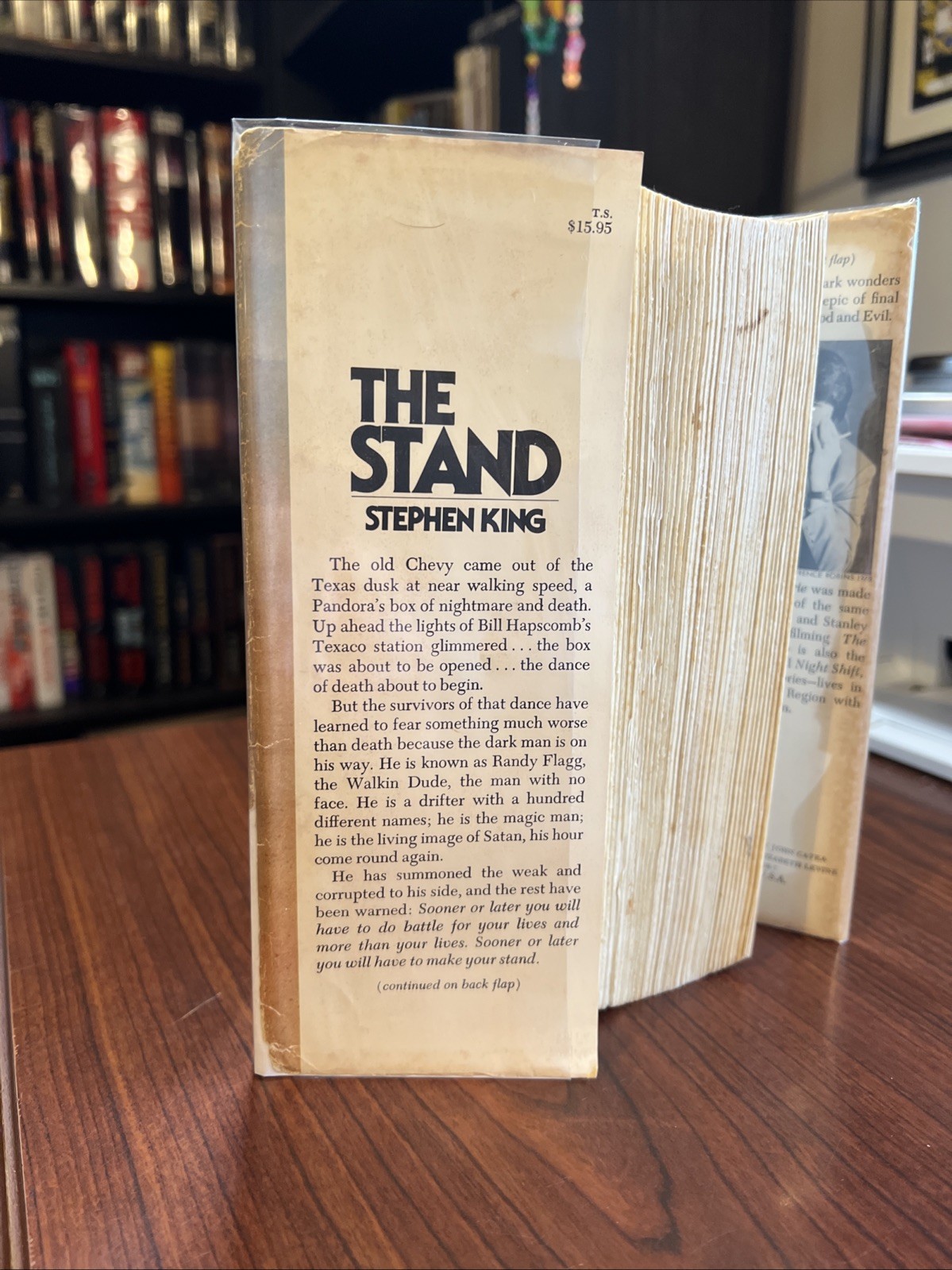 Stephen King The Stand 1978 First Edition Later Print $15.95 DJ, Gutter Code Y29