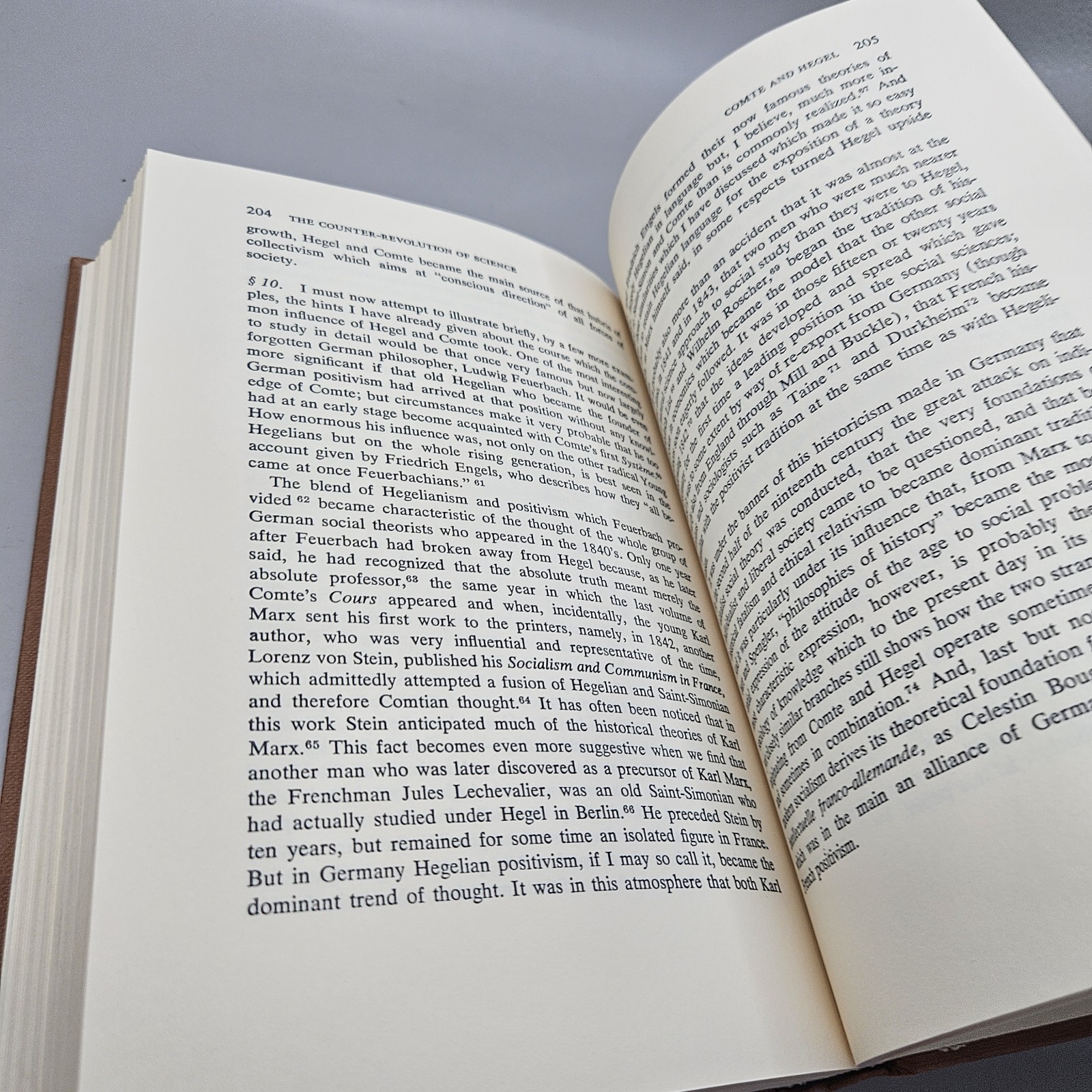 F. A. Hayek The Counter Revolution of Science 1955 HC Book The Free Press