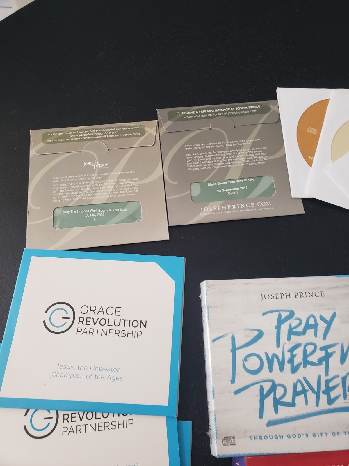 Lot 65 + Faith Teaching CD’S Joseph Prince God At Work You At Rest Some New