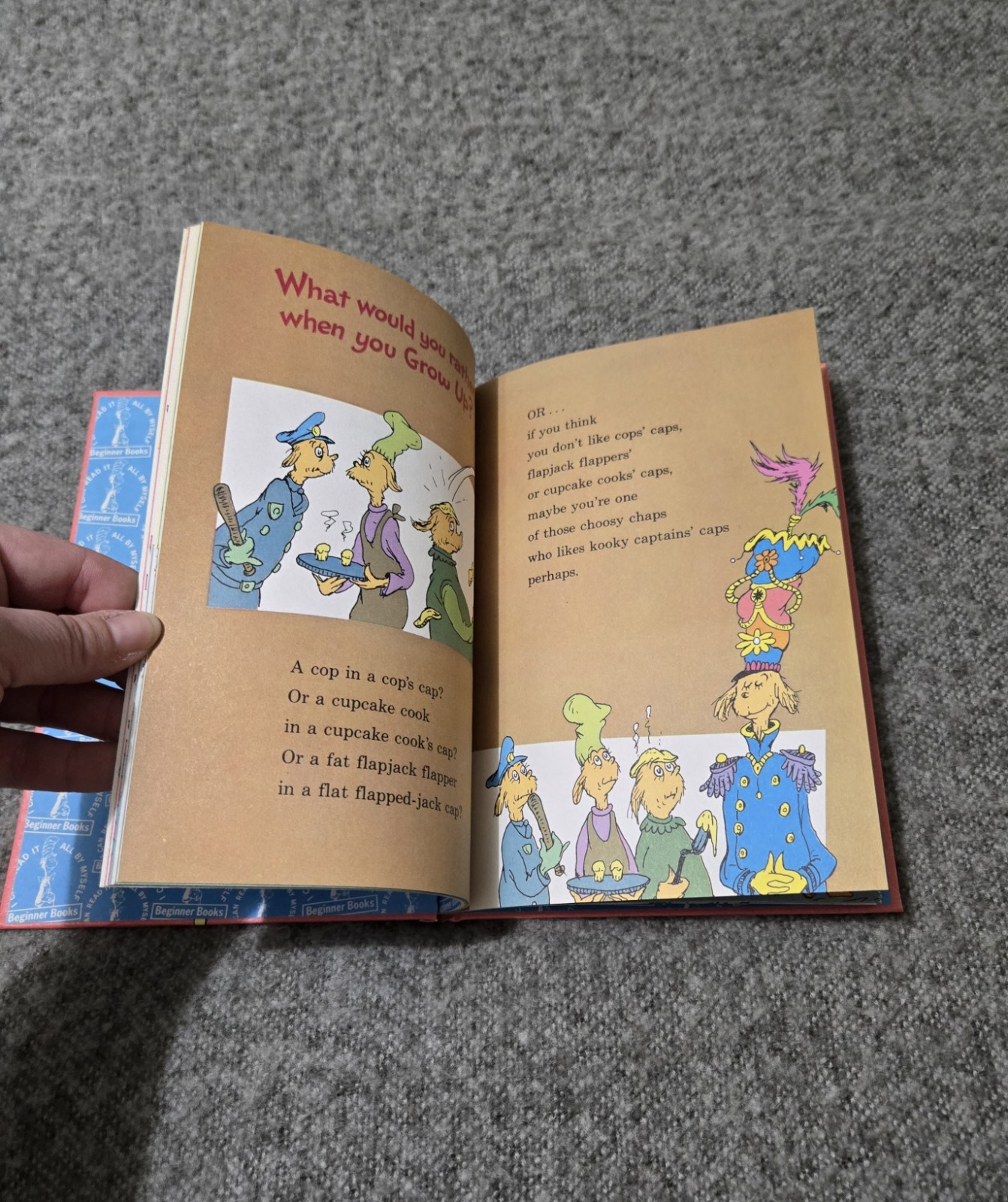 Vintage Dr Suess Oh Say Can You Say Book Copyright 1979