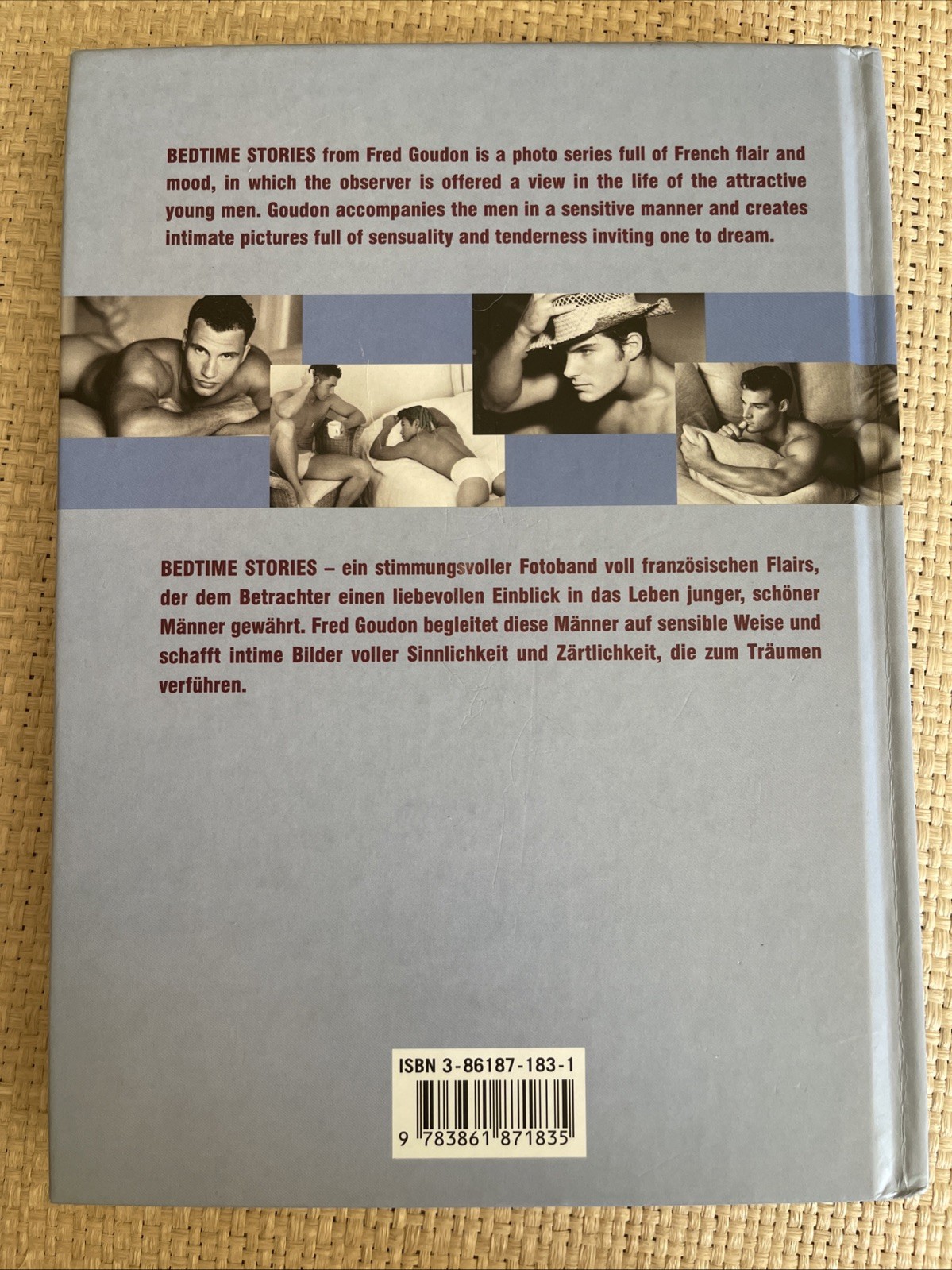 BEDTIME STORIES – FRED GOUDON – LIKE NEW – HARDCOVER – EROTIC MALE PHOTOGRAPHY