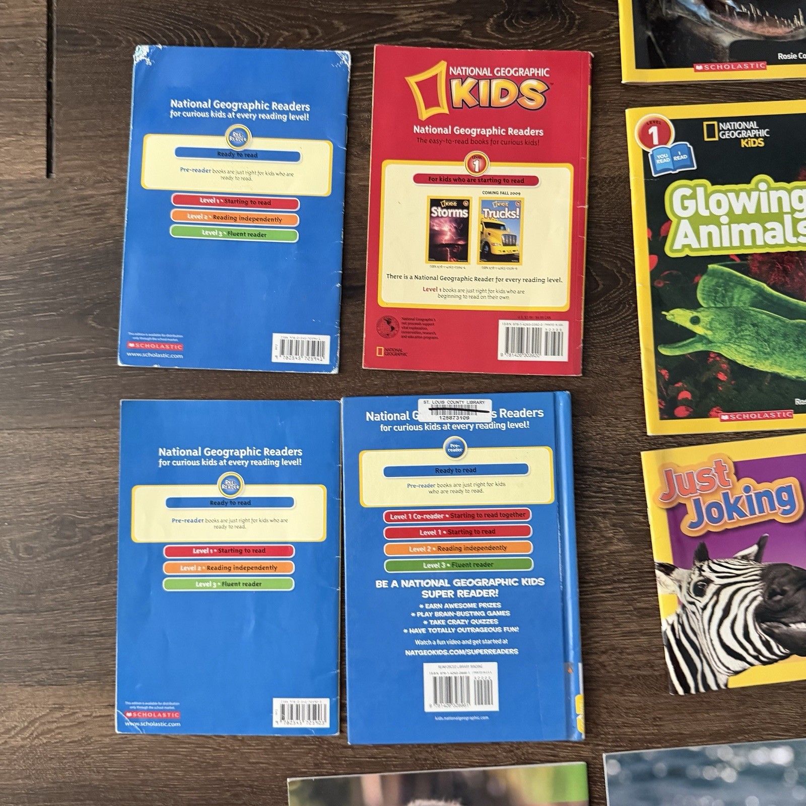 National Geographic Kids Reader Lot 17 Sharks Wolves Dolphins Polar Bears