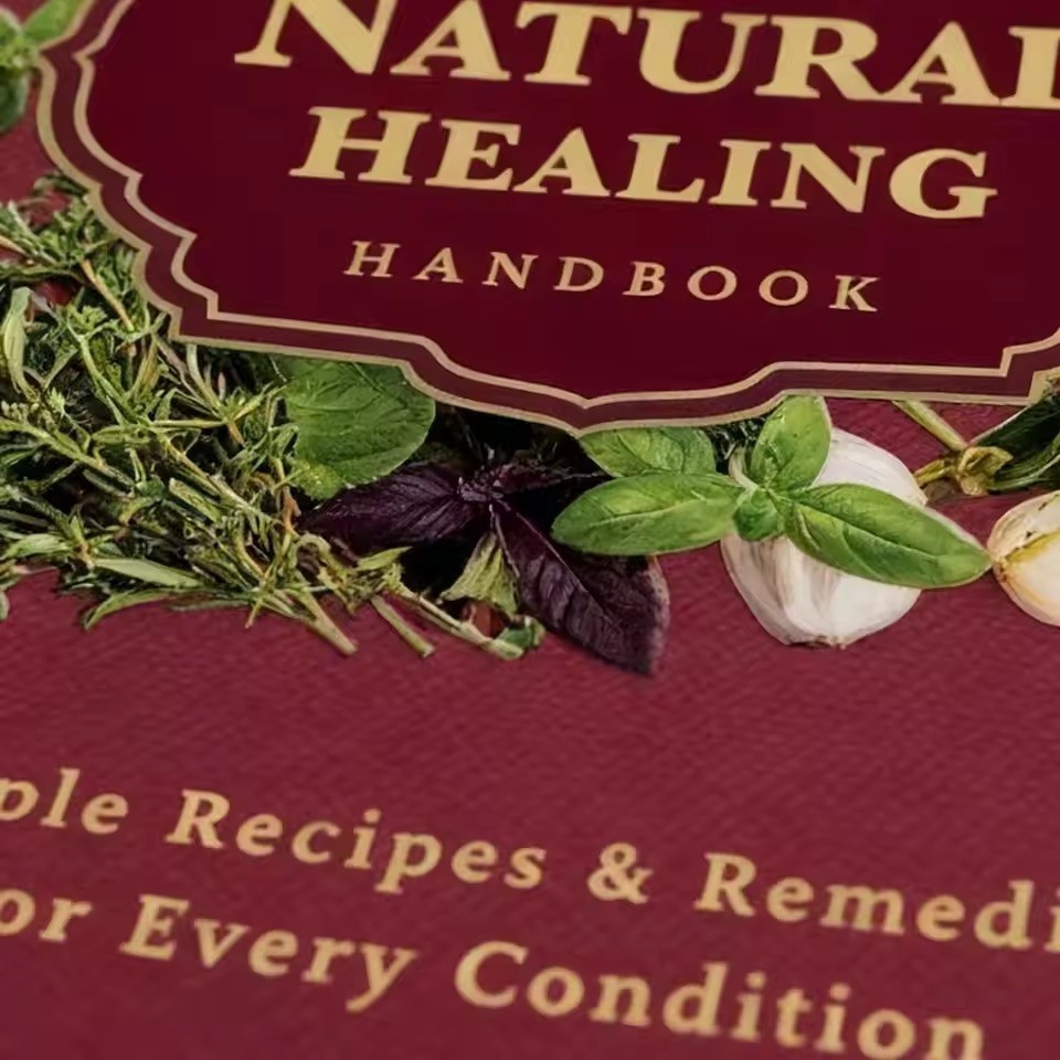 Plant Theme Eating Recipe Human Health Guide Book Spiral Binding Natural Book