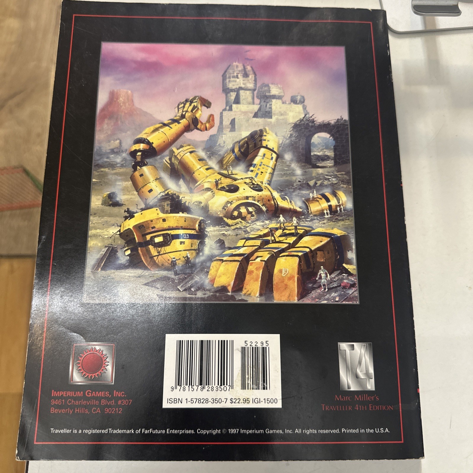 EMPEROR’S ARSENAL TRAVELLER ROLE PLAYING GAME T4 RPG Marc Miller Excellent 1997