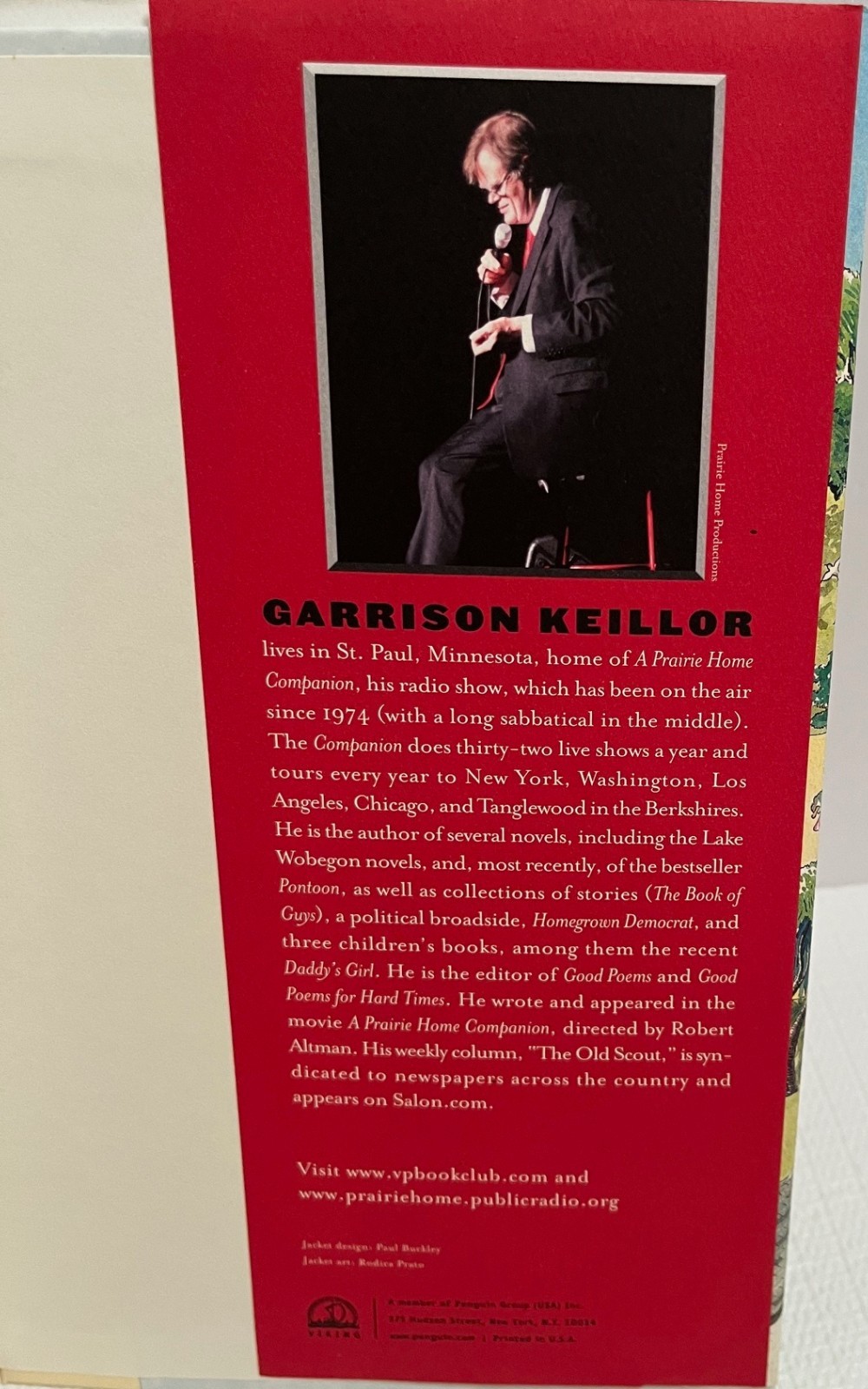 Garrison Keillor Liberty SIGNED First Edition 2008 Hardcover ustjacket Like New