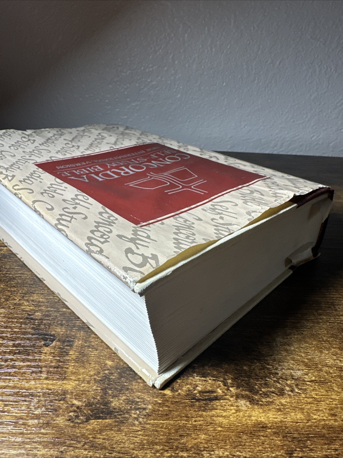 Concordia Self-Study Bible NIV HC / DJ Red Letter 1986 New International Version