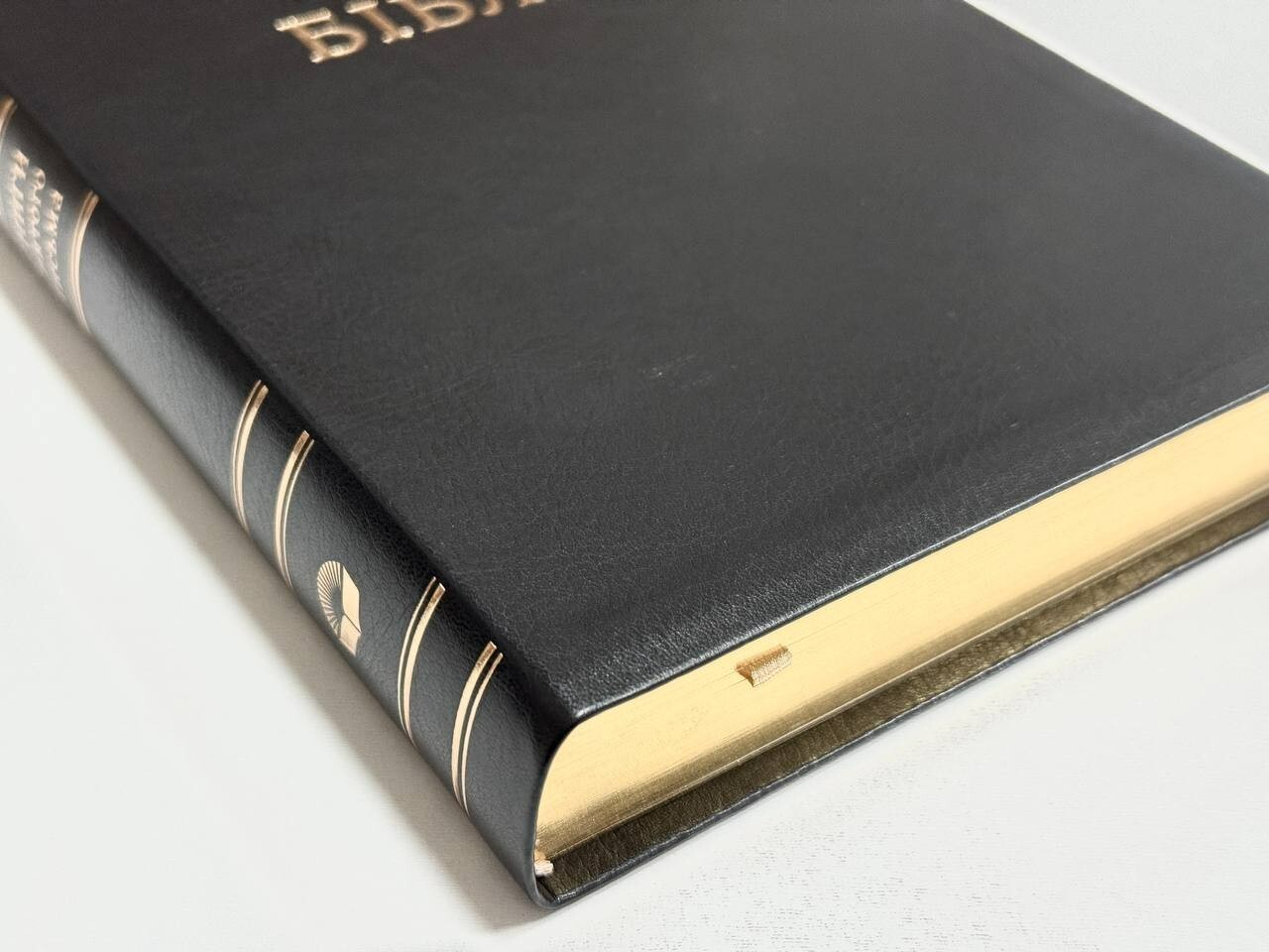 UKRAINIAN Bible black cover NEW 24x17cm Українська Біблія