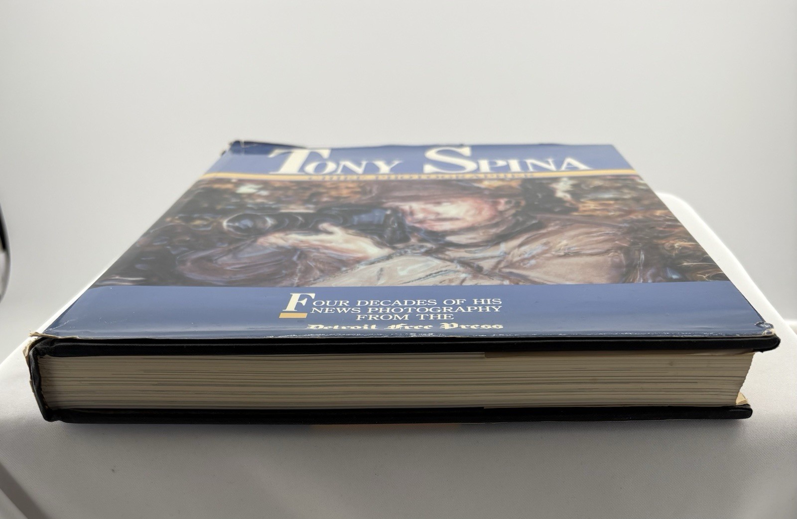Tony Spina Chief Photographer Detroit Free Press 1988 1st Ed. Signed/Inscribed