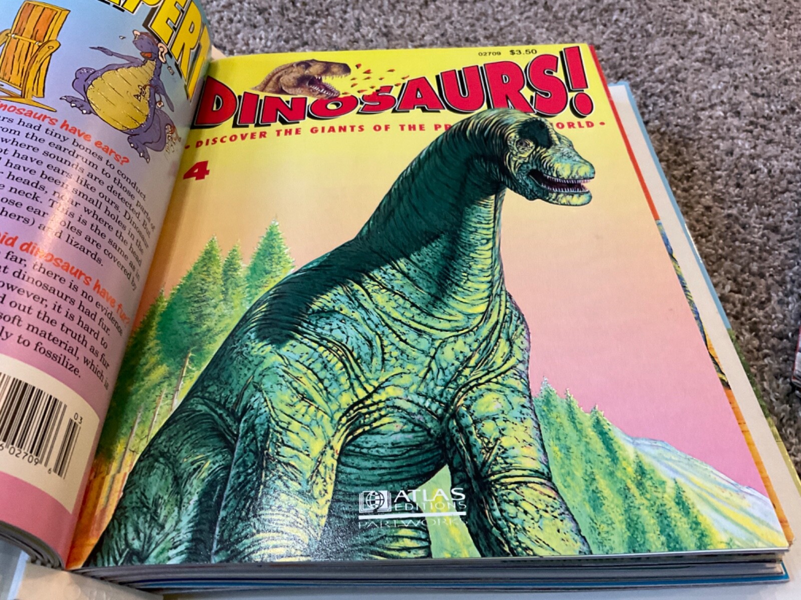 1993 Dinosaurs Discover Giants of the Prehistoric World Binder #1 Issues 1-19