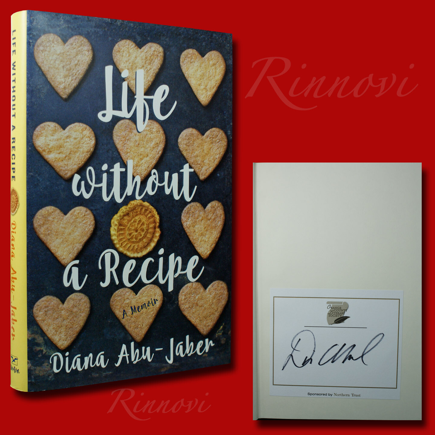 Life Without A Recipe SIGNED Diana Abu-Jaber (2016,HC,1st,1st) BRAND NEW