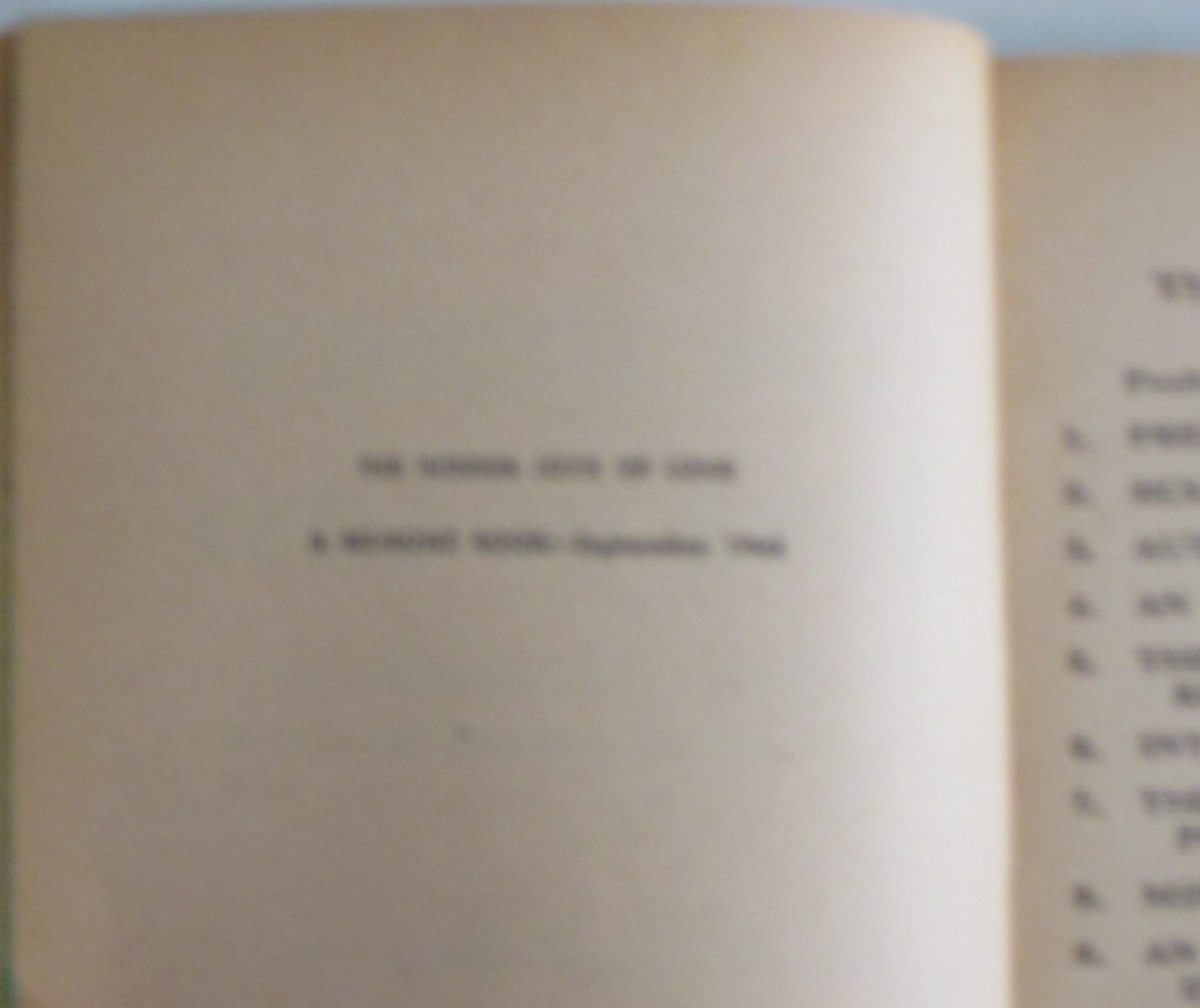 The Hidden Joys of Love by Dr. W.F. Robie
