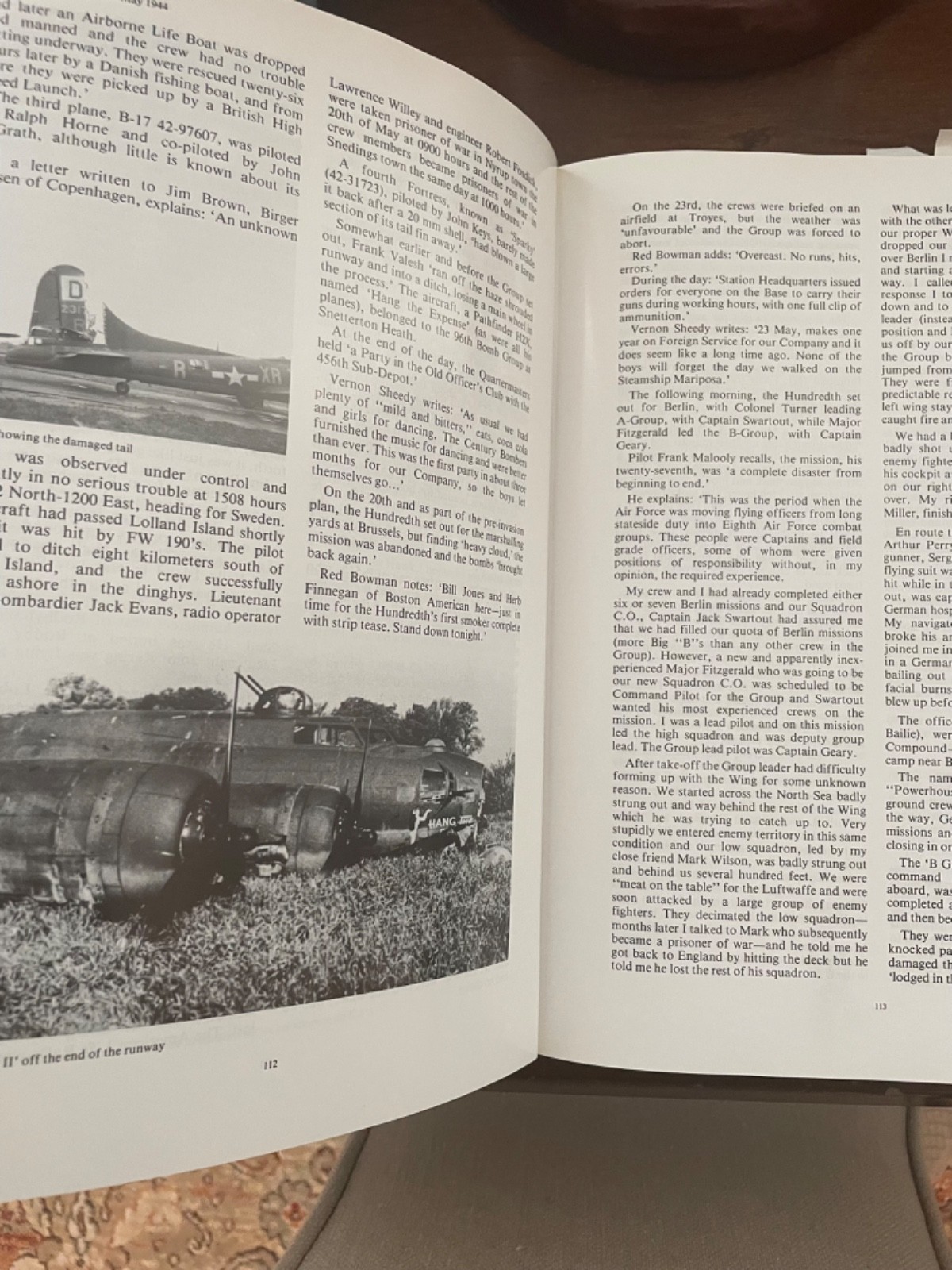 Century Bombers: The Story of the Bloody Hundredth USAAF 100th BG WW2 Book 1990
