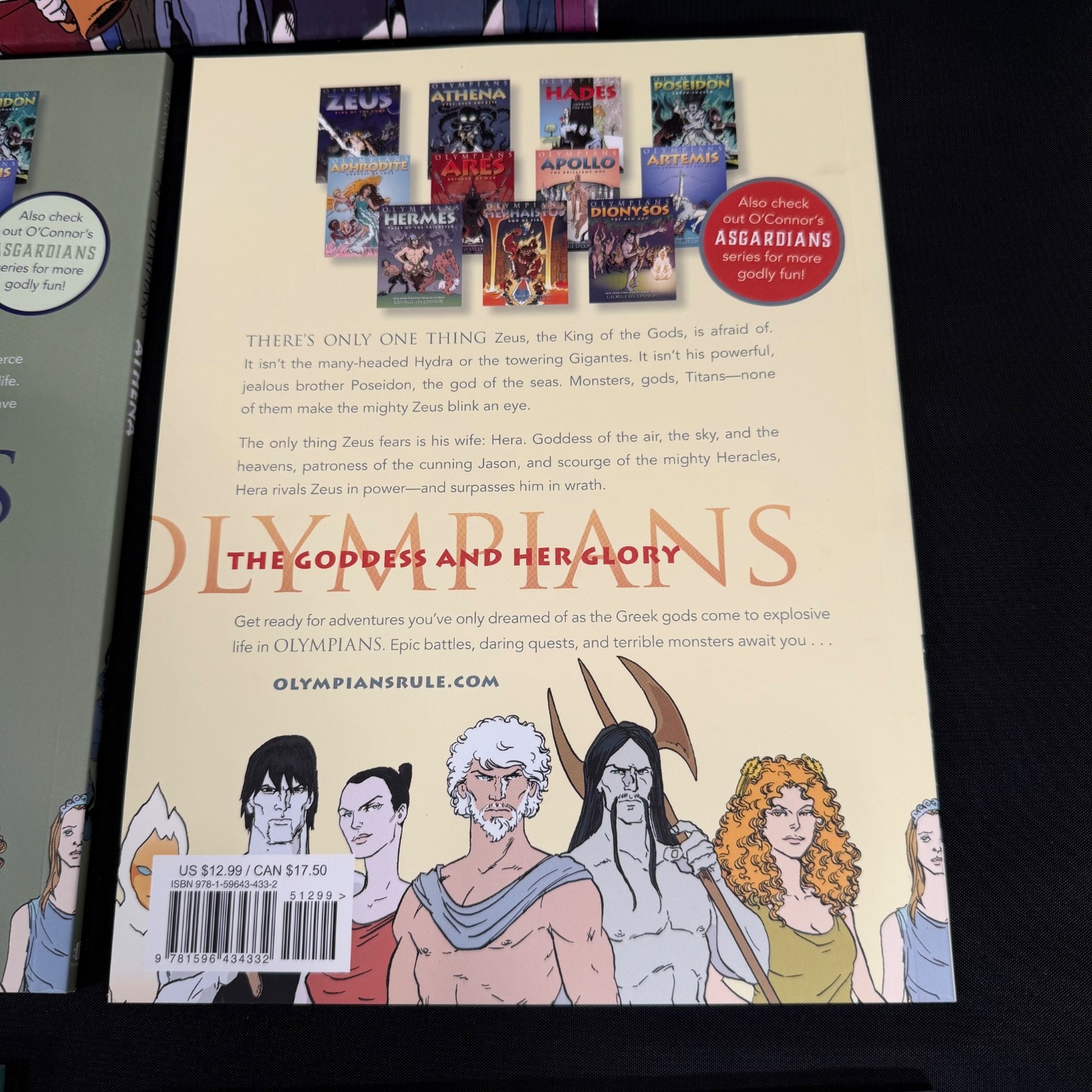 Olympians Volumes 1-6 Paperback Box Set by George O’Connor (2014) w/Poster!
