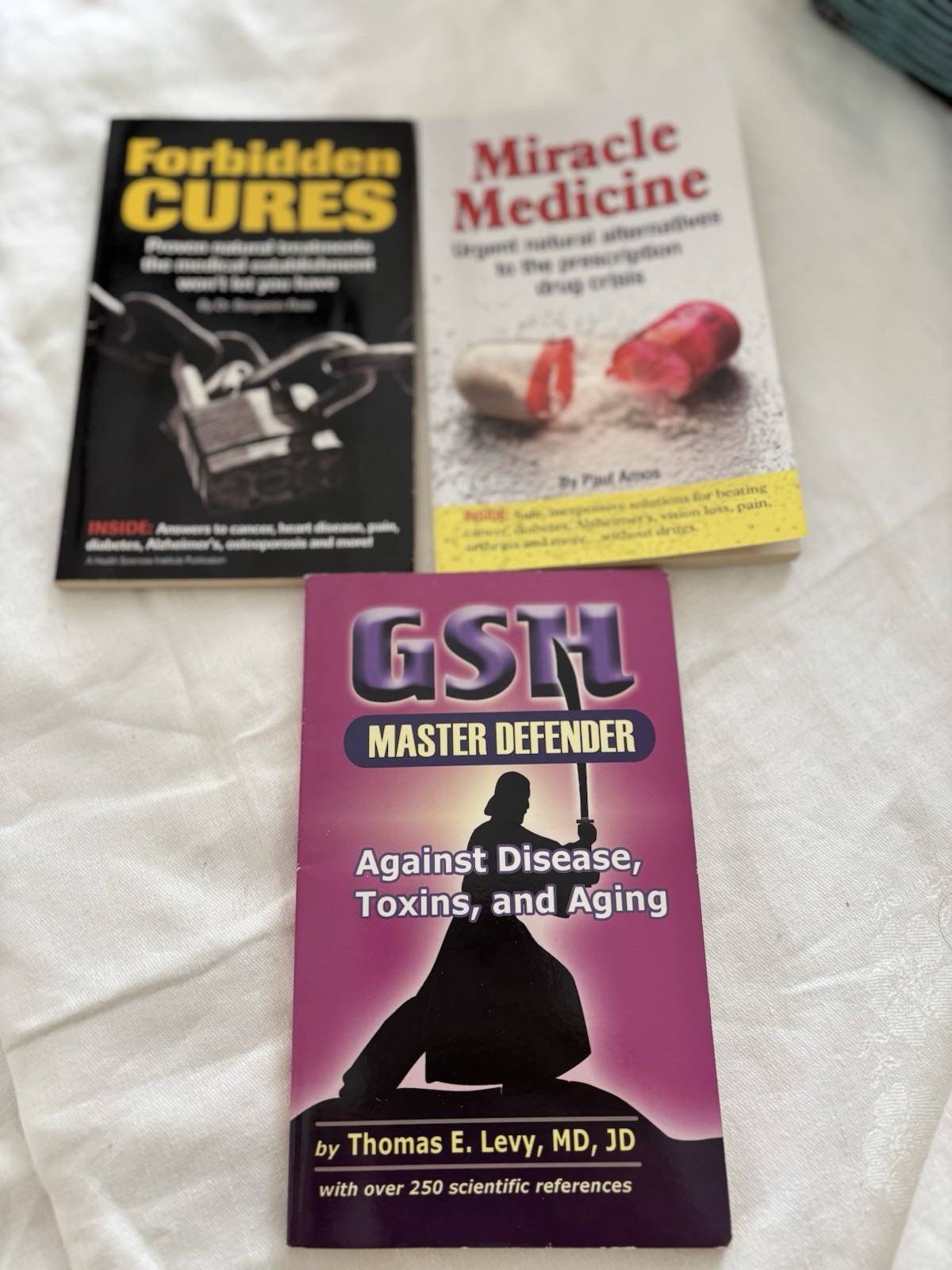 Natural Health Secret Trio: GSH Master Defender + Forbidden Cures & Miracle Meds