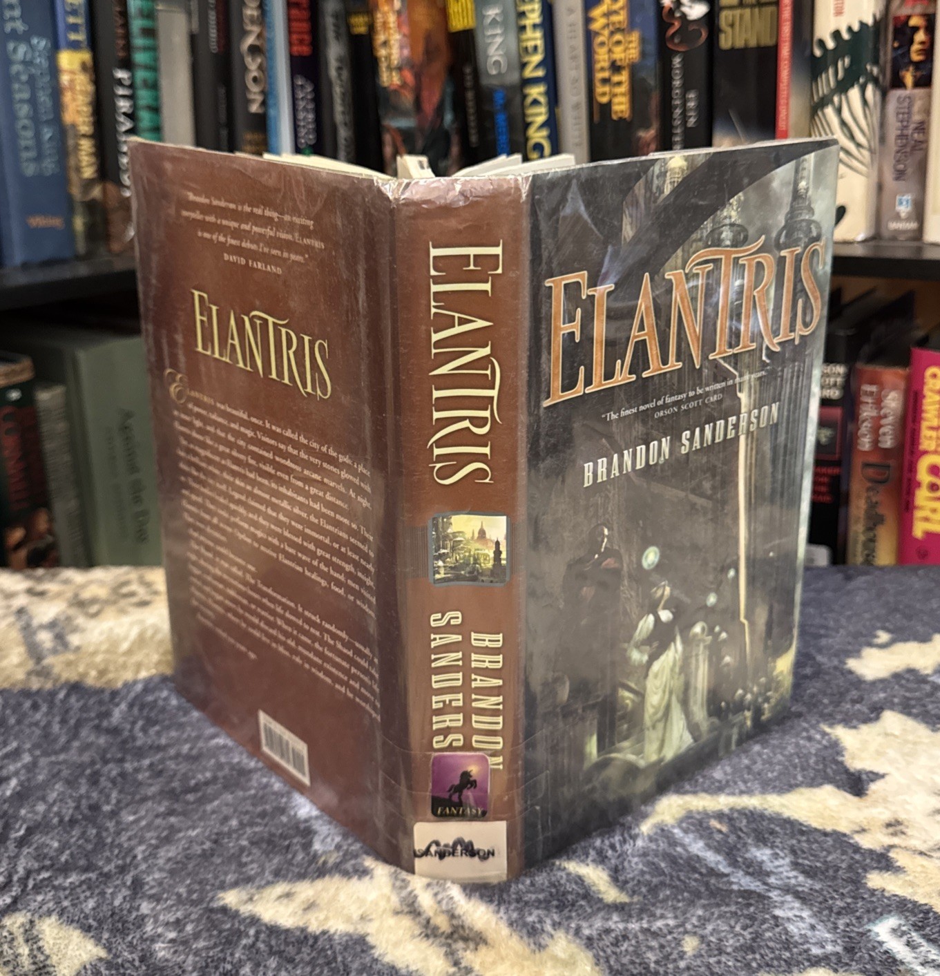Elantris – Brandon Sanderson (Hardcover) First Edition/Print, 1st/1st, POOR