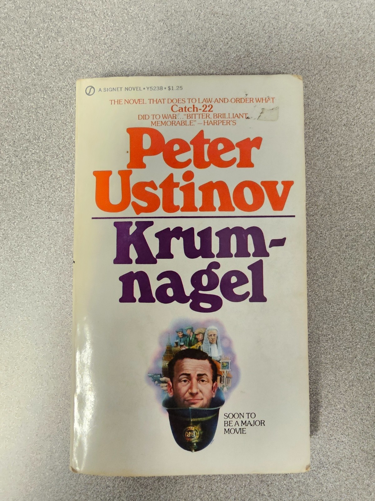 Krumnagel Peter Ustinov Vintage Signet Paperback Y5238 $1.25 Novel