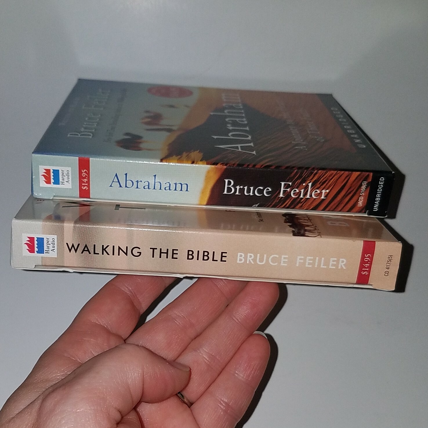 Bruce Feiler Audiobook Lot Abraham Walking the Bible CDs Books