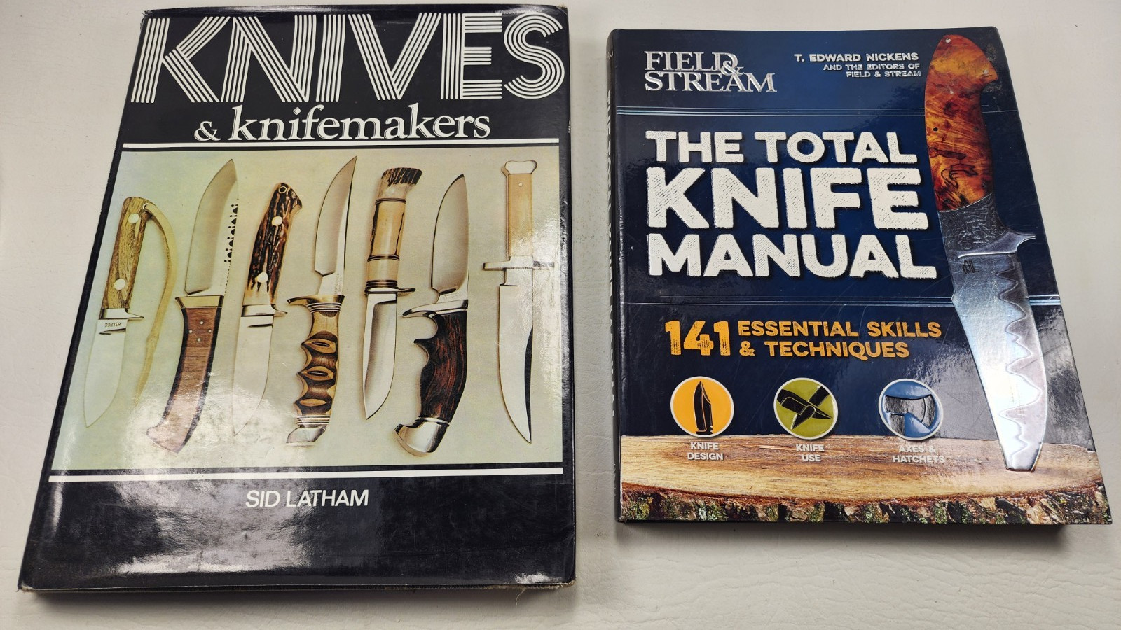 Field & Stream Total Knife Manual & Knives and Knifemakers – 2 Book Lot