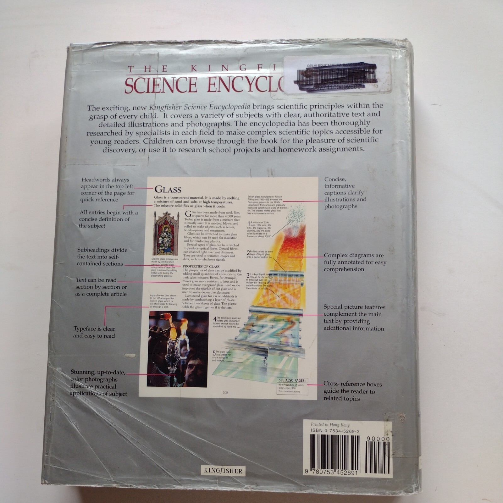 The Kingfisher Science Encyclopedia by Charles Taylor -2000 -Hardcover -Revised