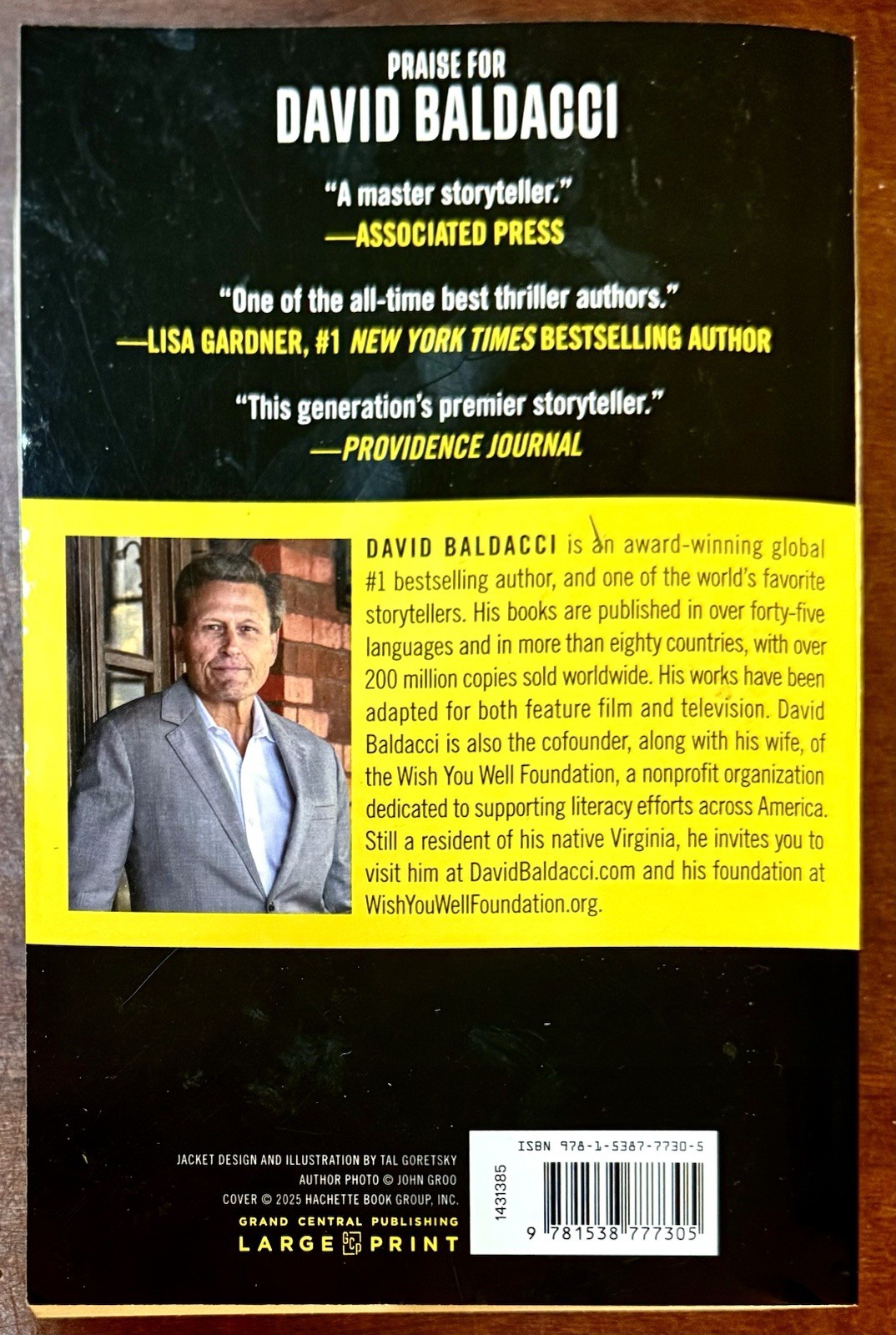 LARGE PRINT, Nash Falls by David Baldacci, 2025, Trade Paperback, BRAND NEW