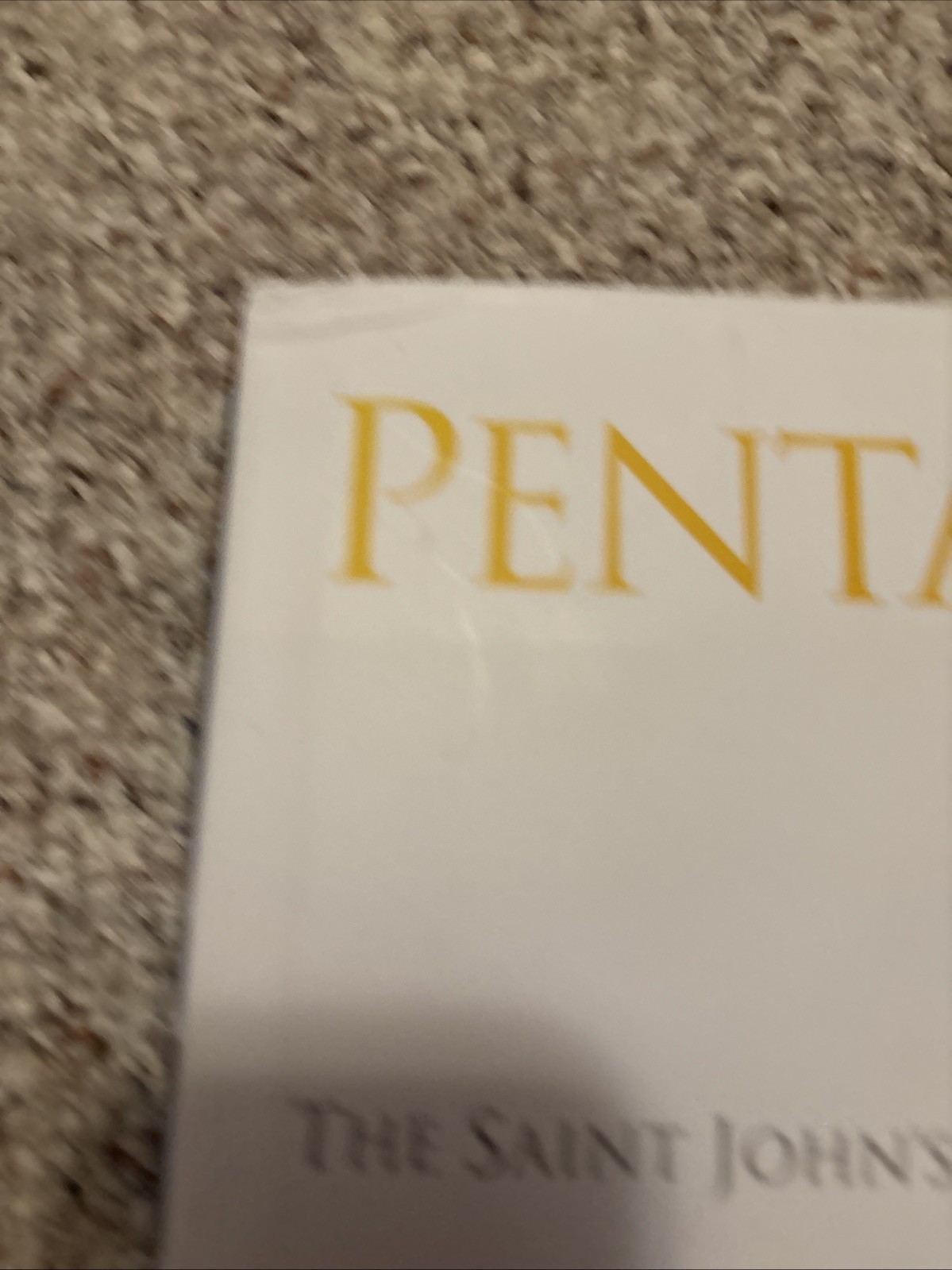 The Saint John’s Bible: Pentateuch Volume 1 by Donald Jackson Hardcover 2006