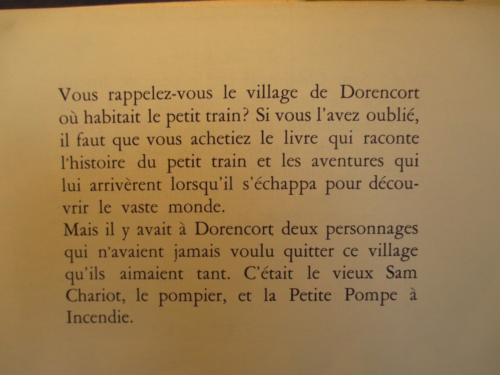 children’s picture book LA PETITE POMPE A INCENDIE by GRAHAM GREENE French 1954