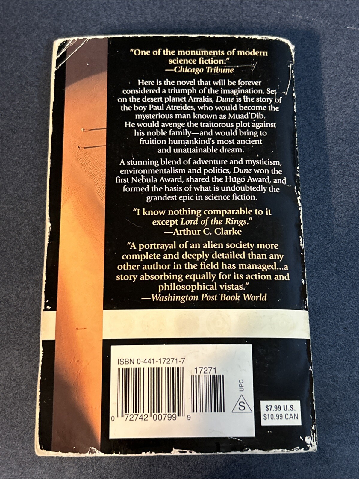Dune by Frank Herbert 1990 Ace Paperback Edition PB