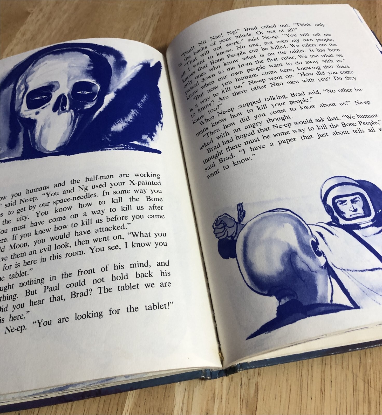 1975 BONE PEOPLE Henry Bamman Illust Roger Herrington Benefic Press IL HB
