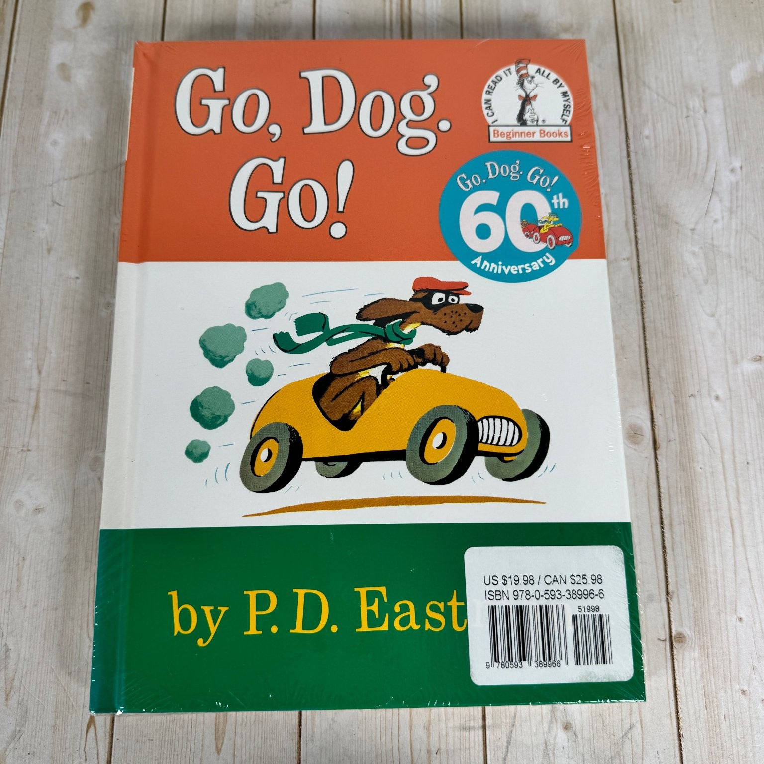 Dr. Suess Go, Dog. Go! & Fox in Socks Dr. Seuss P.D. Eastman Sealed Hardcover