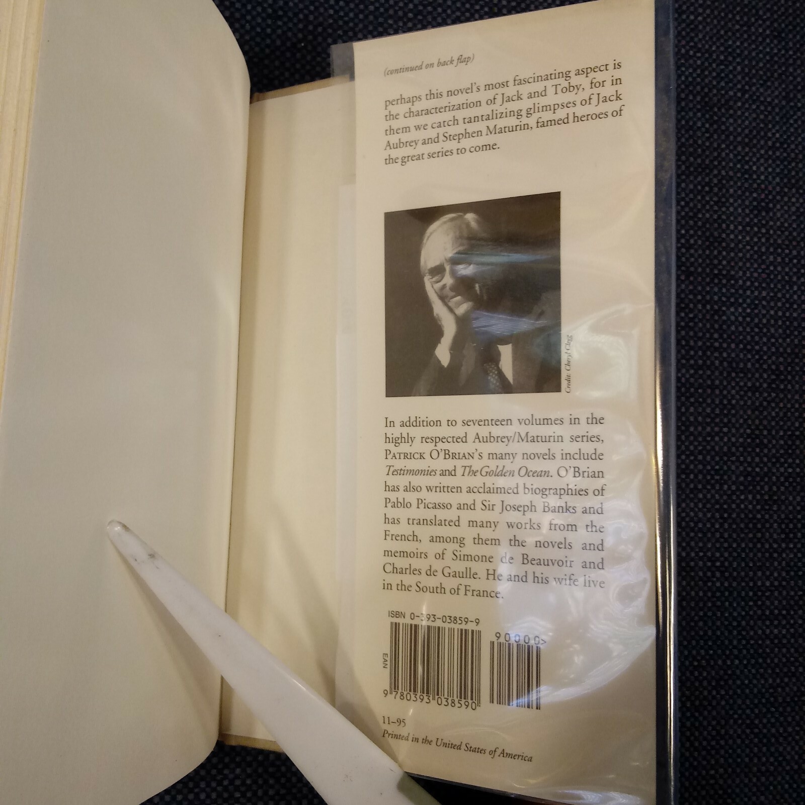The Unknown Shore Patrick O’Brian 1995, Hardcover DJ