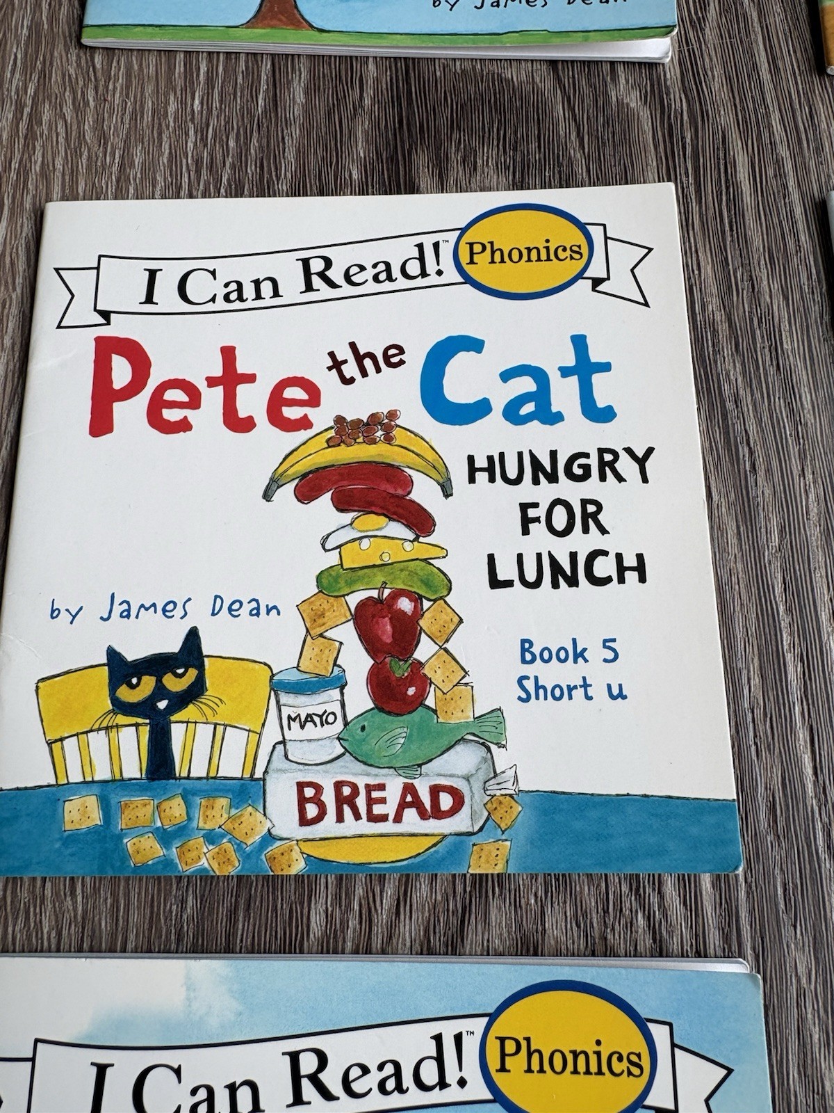 Pete the Cat I Can Read Phonics Books Early Reader Collection LOT SET OF 10