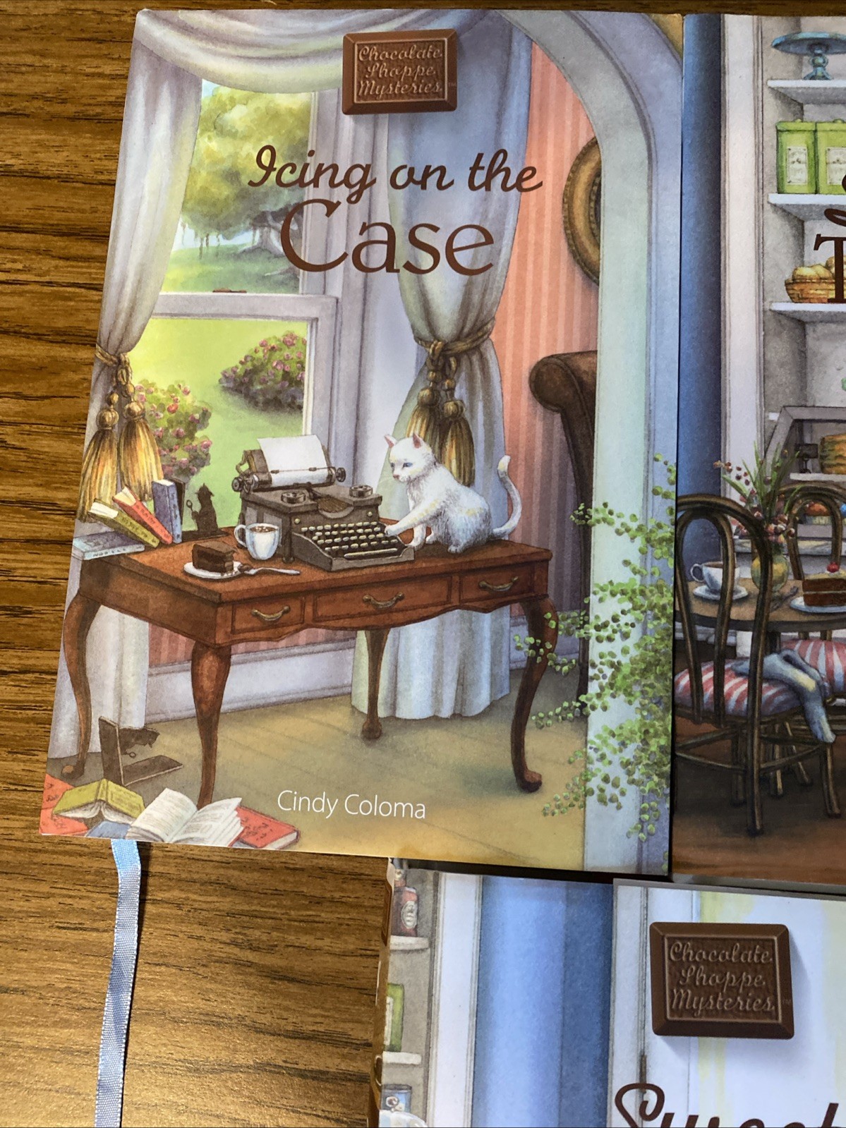 Annie’s Chocolate Shoppe Mysteries Set Of 7 K.D. McCrite, Katy Lee.READ
