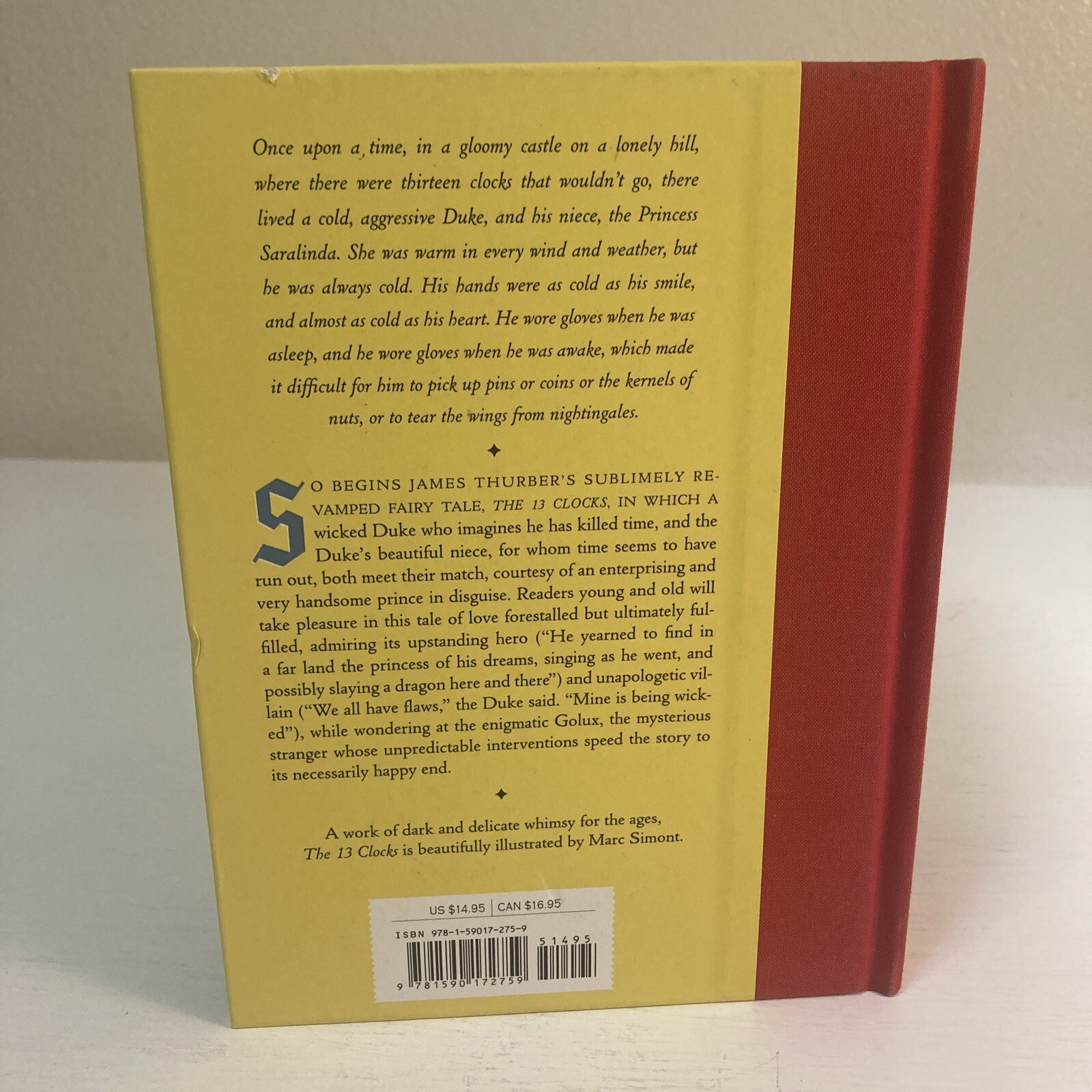 The 13 Clocks Hardcover Book 2008 by James Thurber Illustrated By Marc Simont