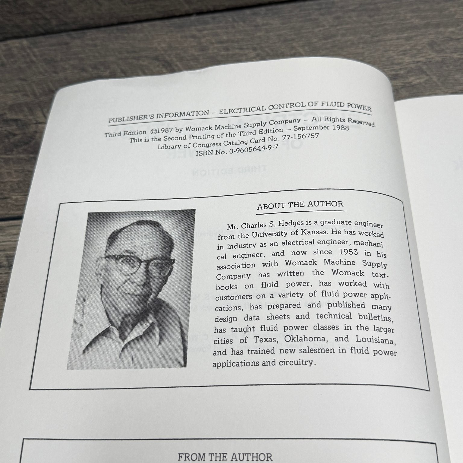 Electrical Control of Fluid Power Hedges 1987 3rd Ed Hydraulic Air Systems