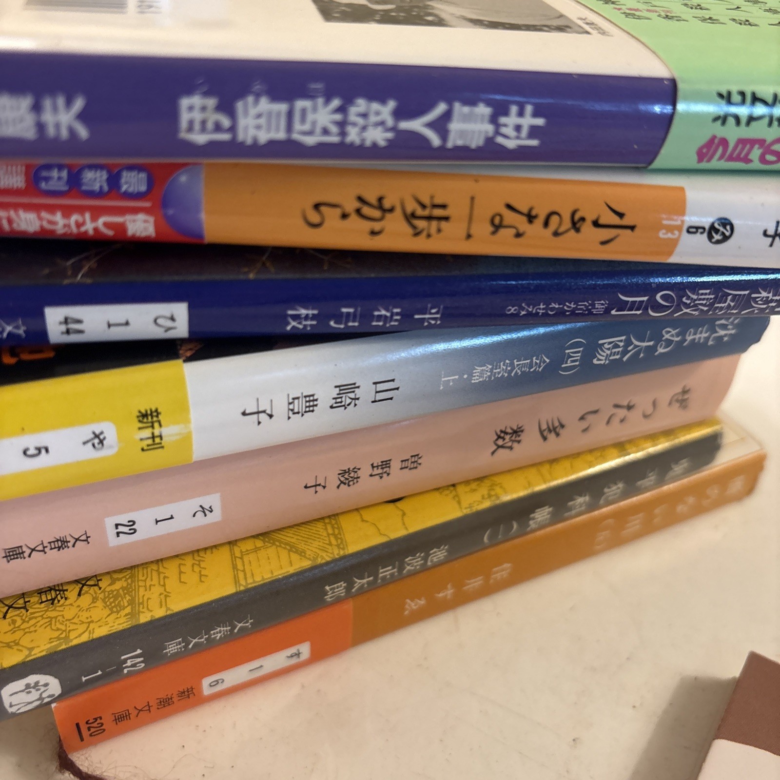 Lot of 8 Japanese Paperback Novels Books Novels Variety Of Authors (bk3