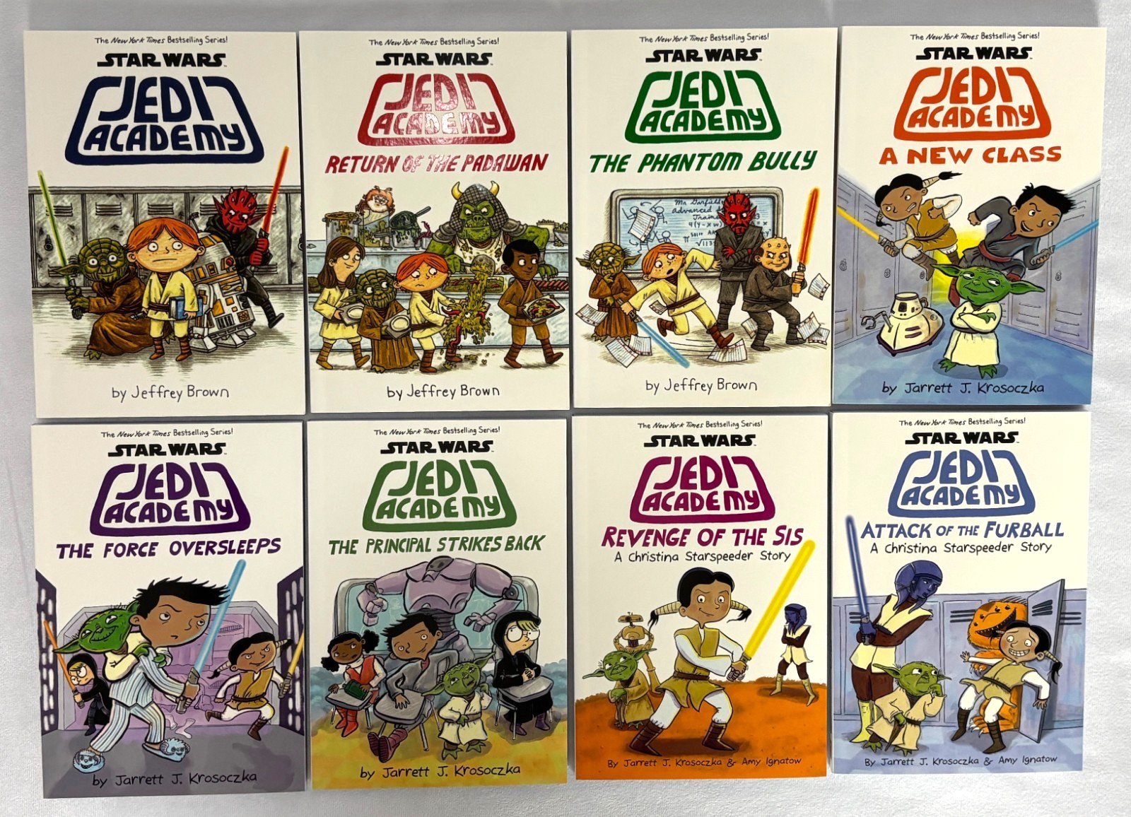 Star Wars Jedi Academy Hyperspace Collection 8 Book Set Excellent Condition