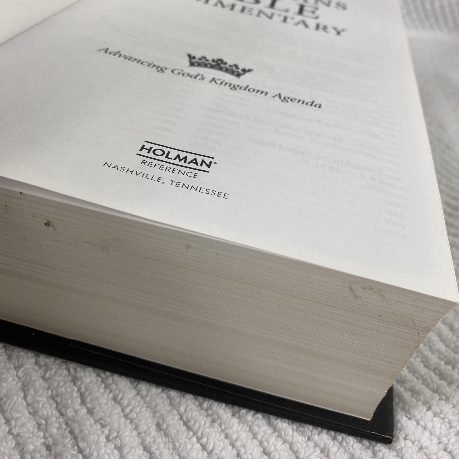 The Tony Evans Bible Commentary Tony Evans Hardcover Holman CSB Printed USA