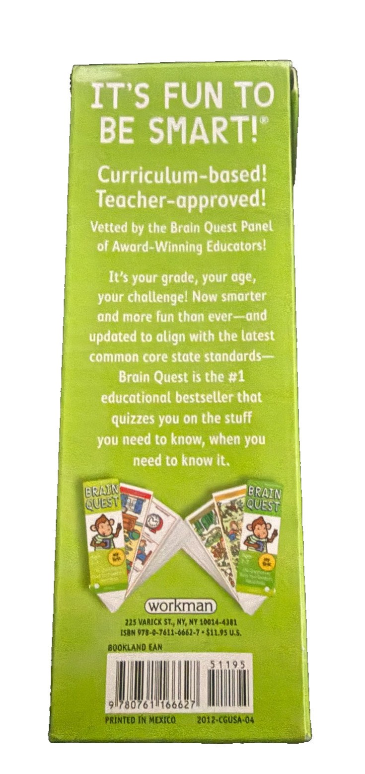 Brain Quest Ages 2-3 Card Game 350 Questions Toddler Word Skills Learning