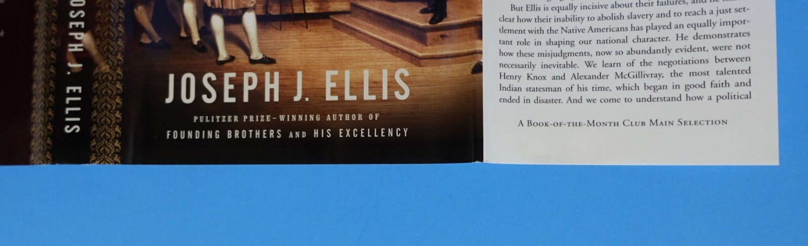 AMERICAN CREATION BY JOSEPH J. ELLIS, SIGNED