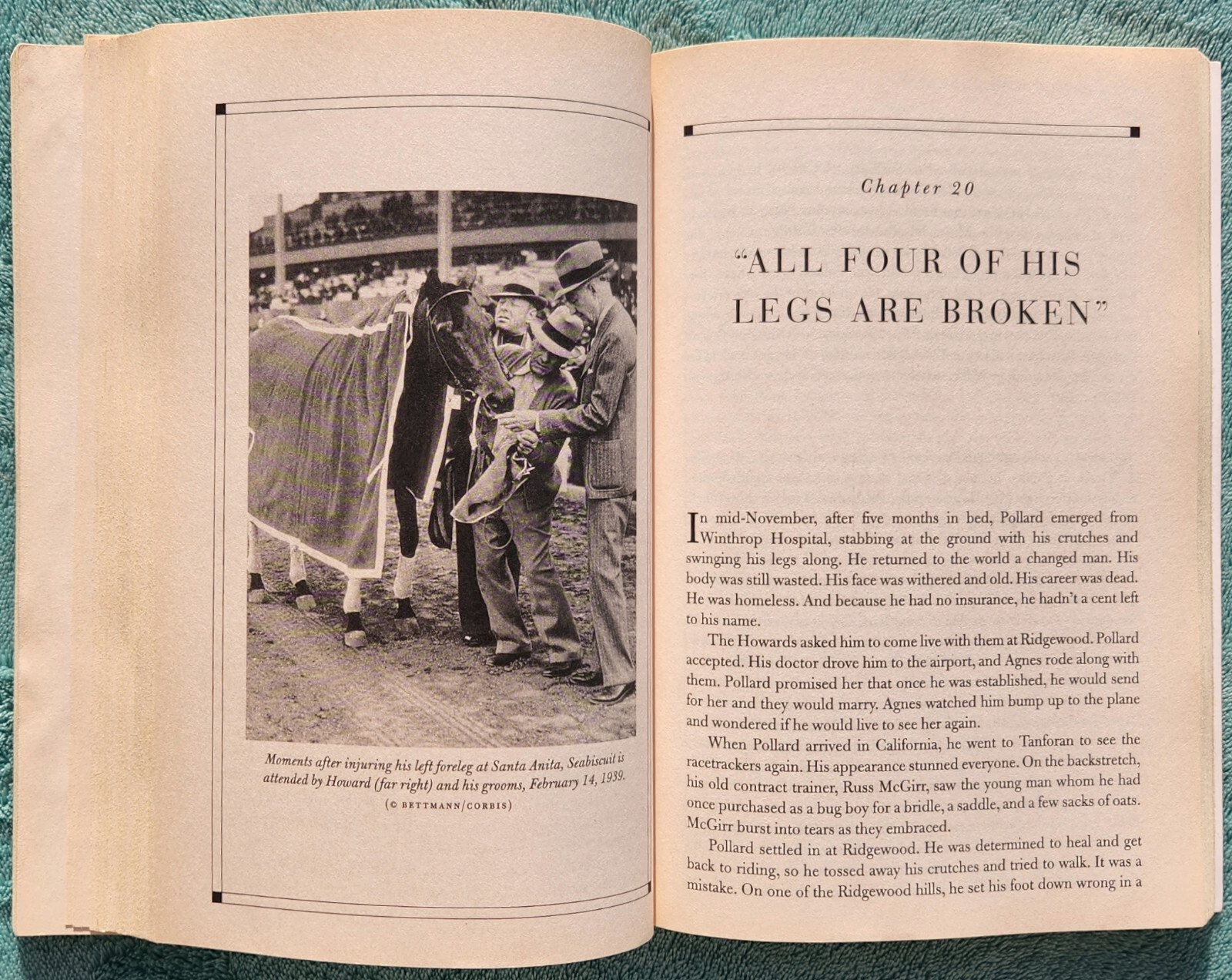 Seabiscuit An American Legend Laura Hillenbrand 2002 Trade Paperback 418 Pages