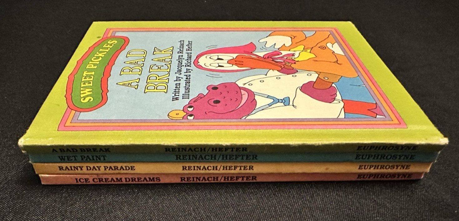 Sweet PIckles Extras hc lot 8.25×6.5 Ice Cream Bad Break Rainy day wet paint