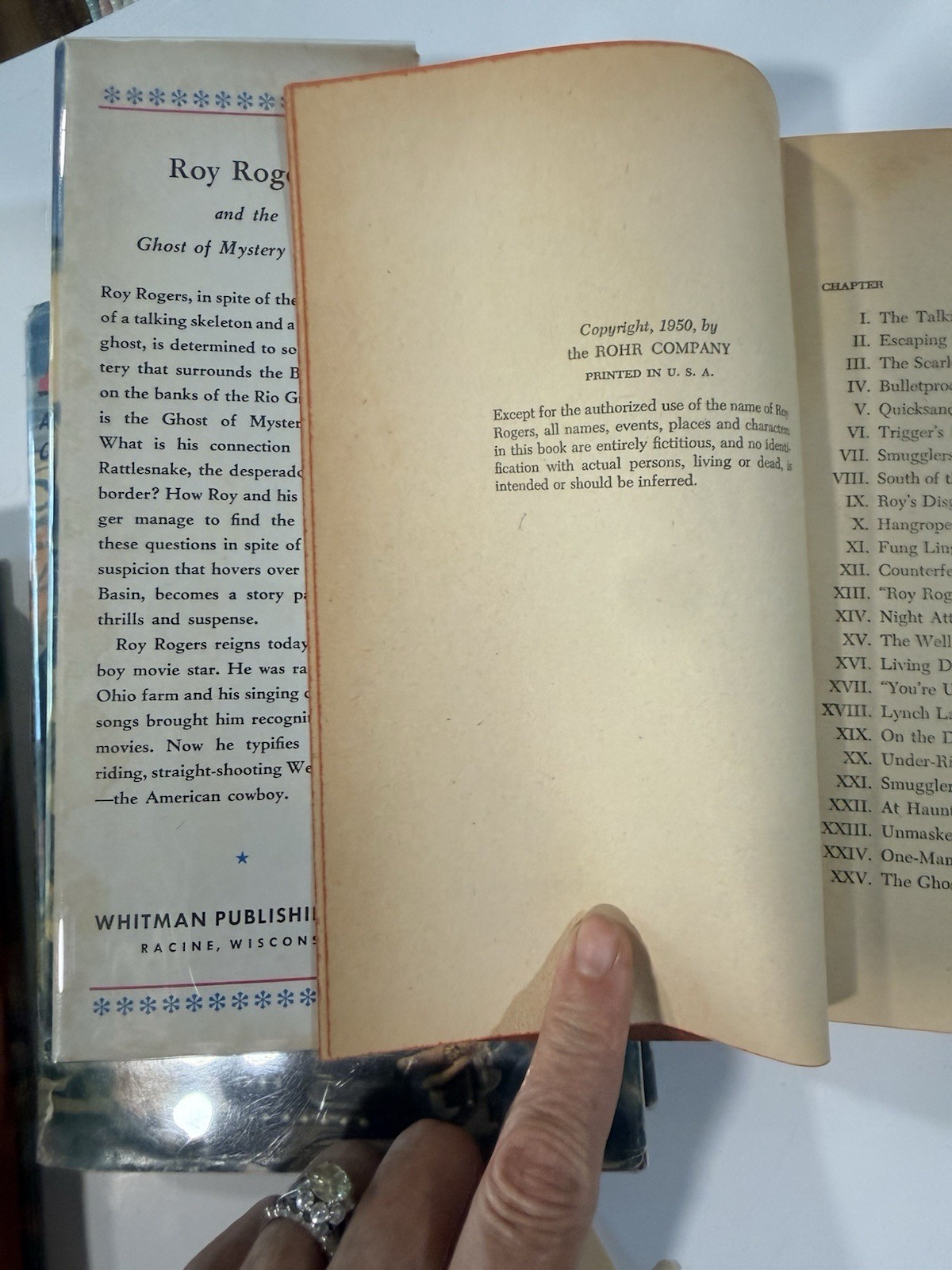 Lot of 4 Vintage Roy Roger’s Whitman Hardcovers Western Books 1944 A+++