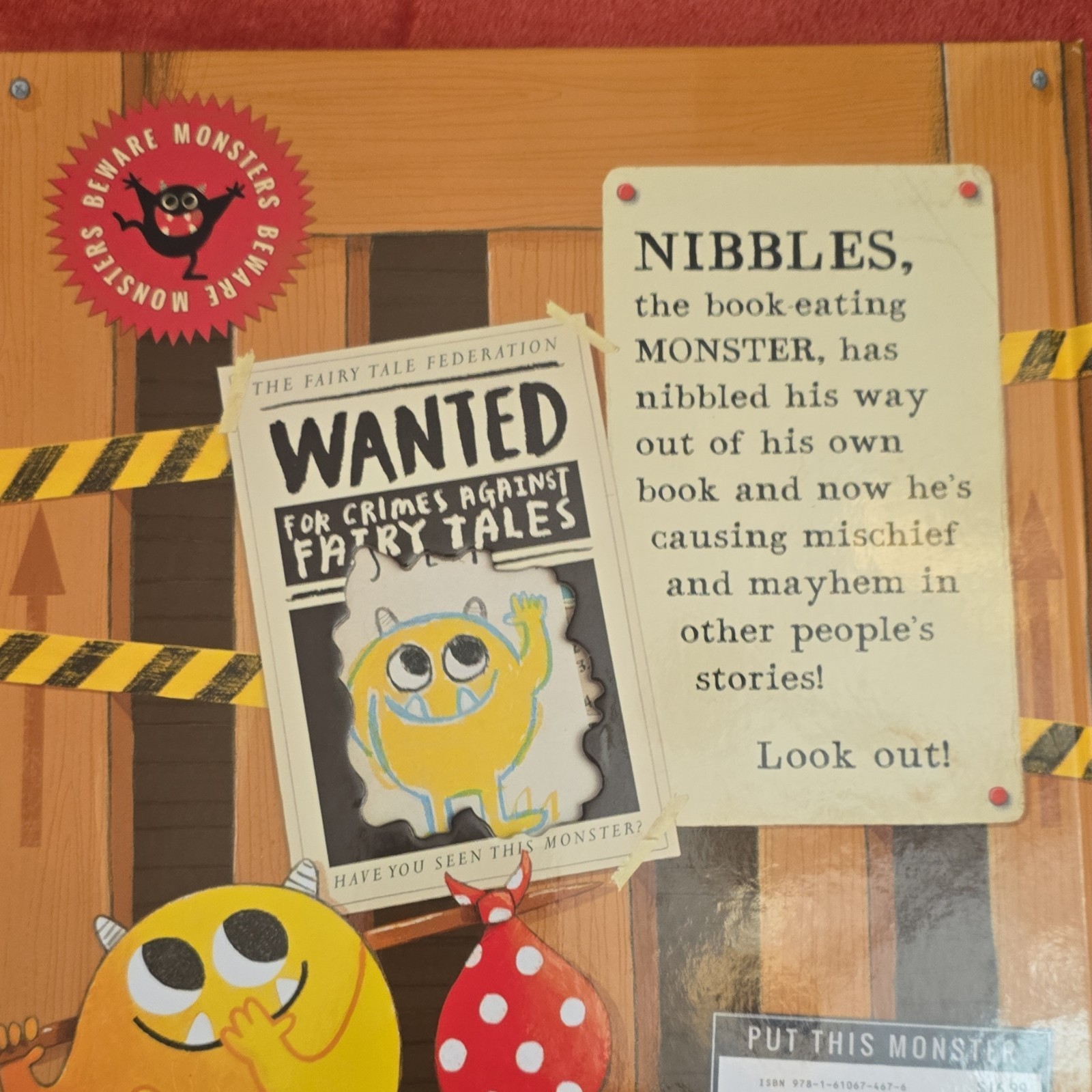 Emma Yarlett Nibbles: The Book Monster Nibbles Ser. Hardcover English Ages 4-8